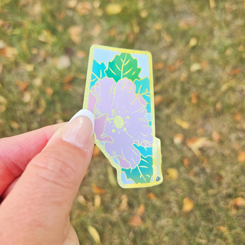 Alberta Wild Rose | Vinyl Sticker