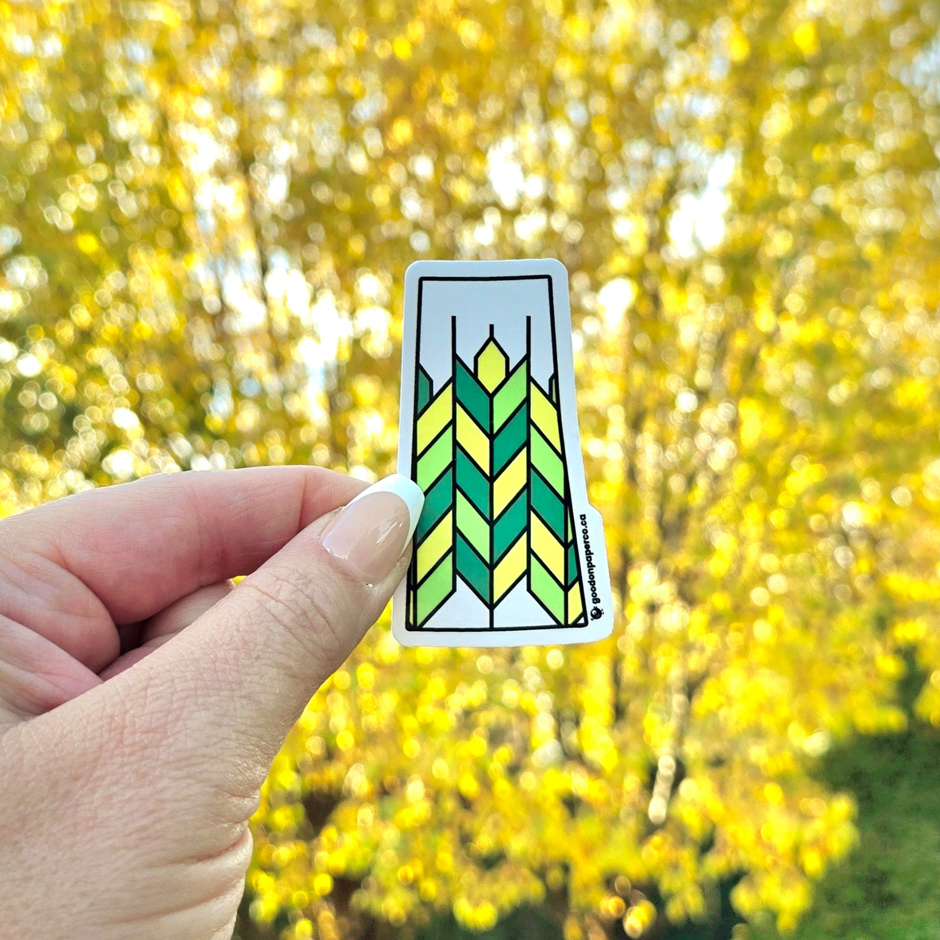 Saskatchewan Patchwork | Vinyl Sticker