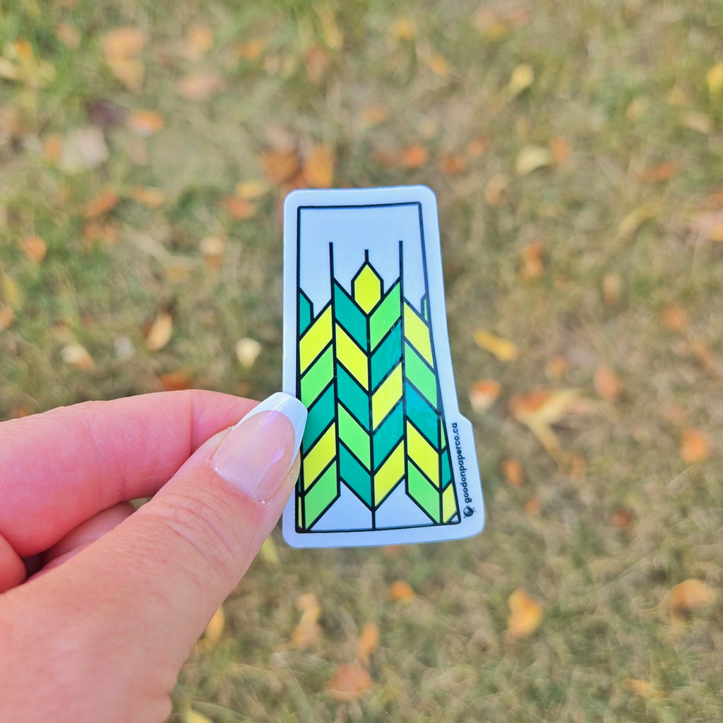 Saskatchewan Patchwork | Vinyl Sticker