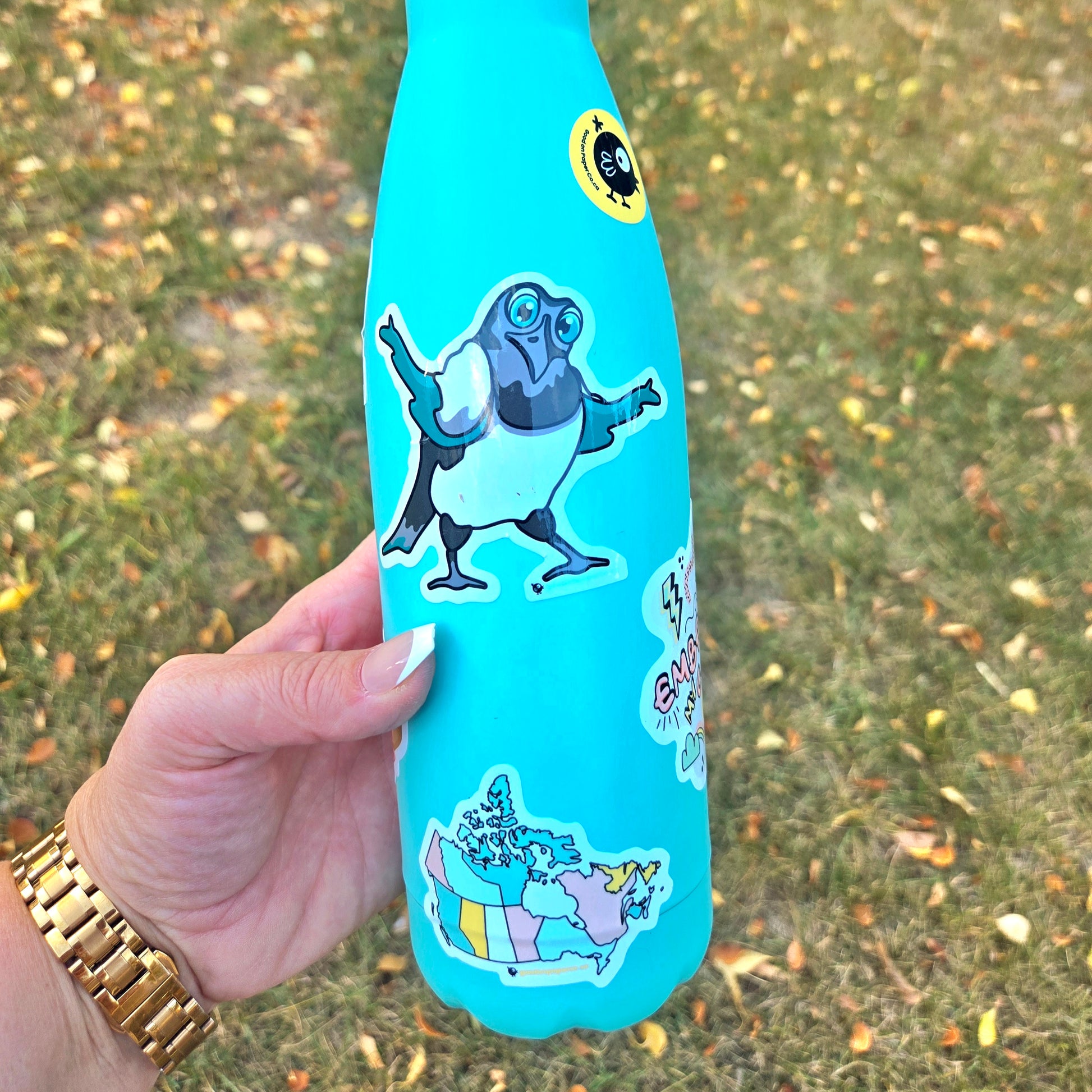 Shrugging Magpie | Vinyl Sticker