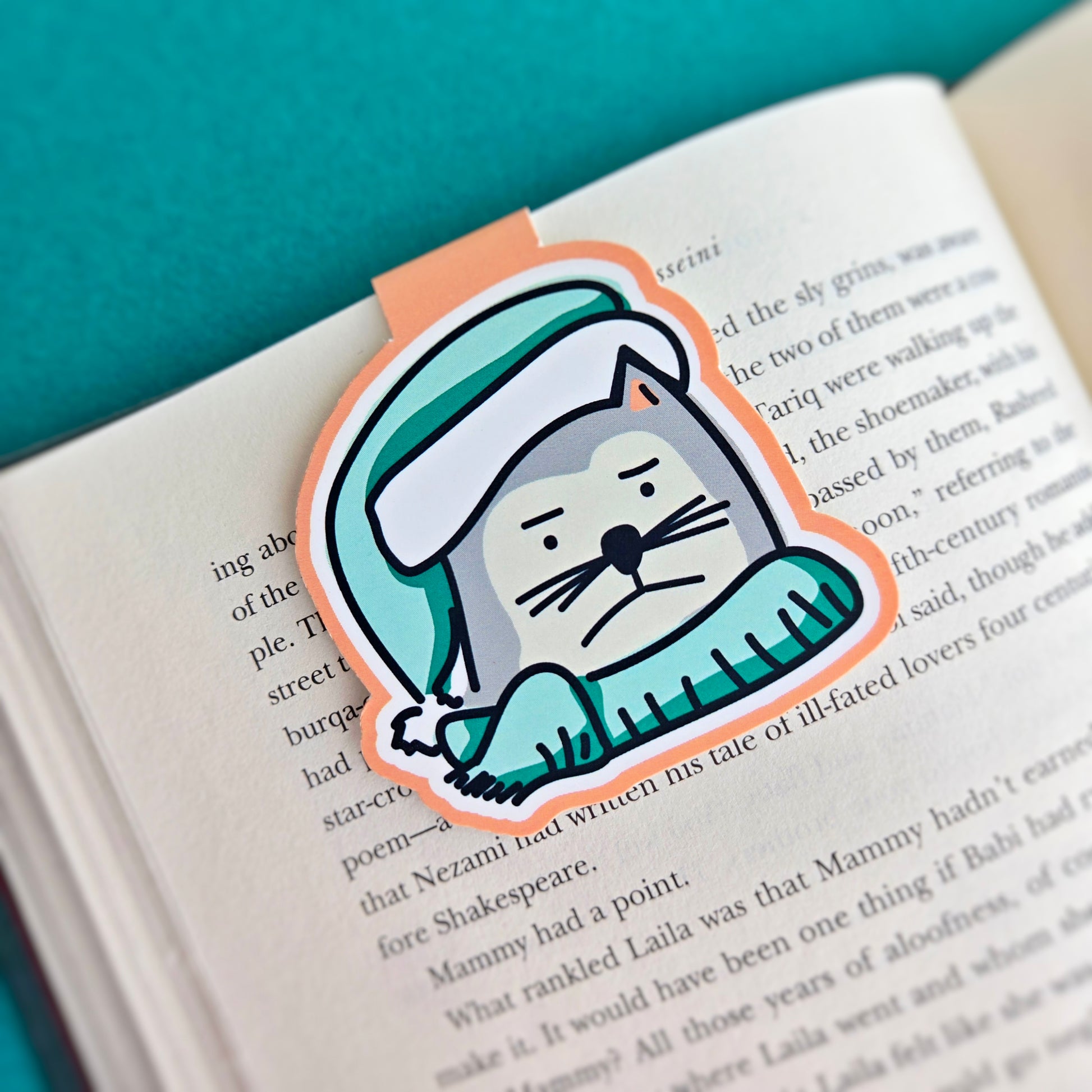 Meowy Cat | Jumbo | Magnetic Bookmark