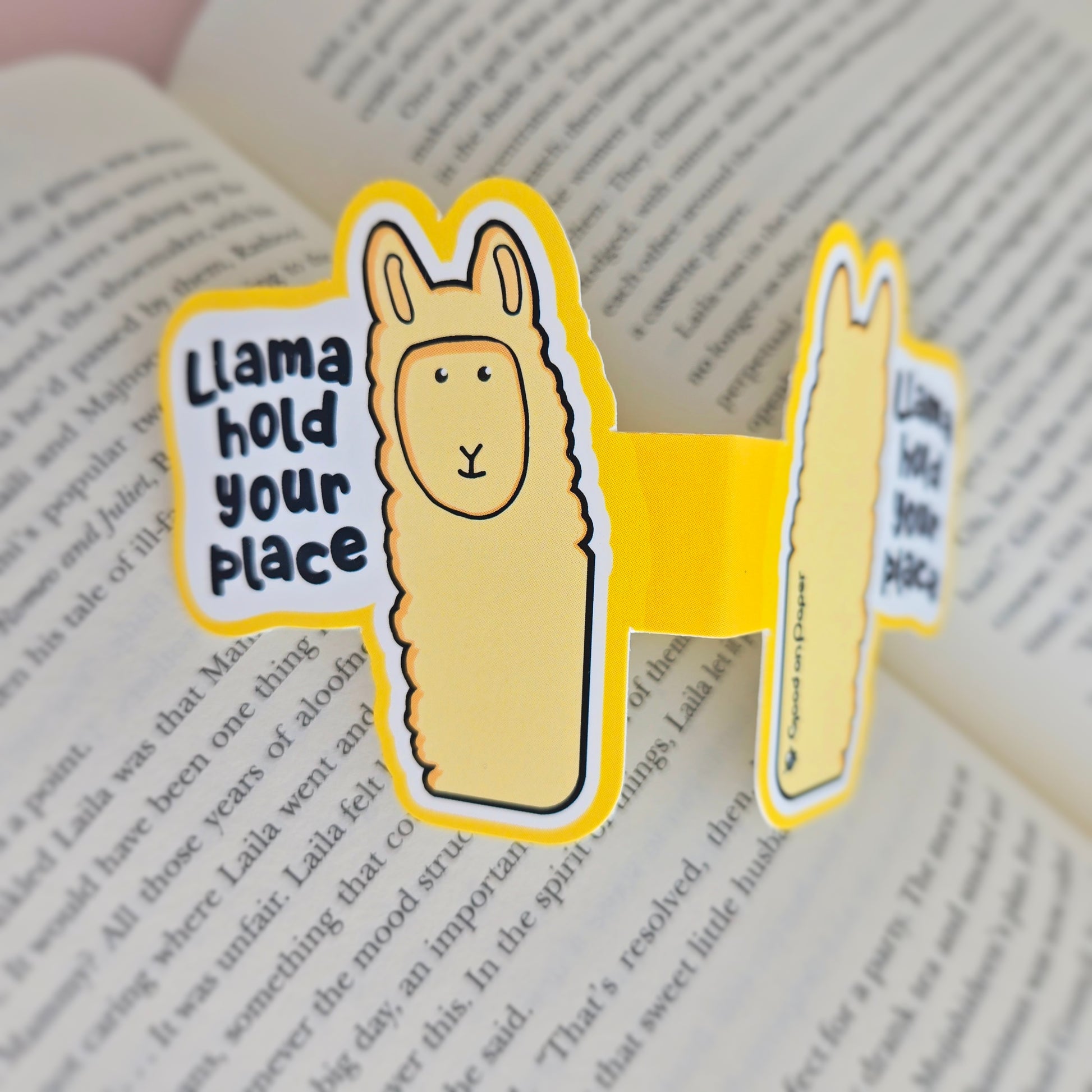 Llama Hold | Jumbo | Magnetic Bookmark