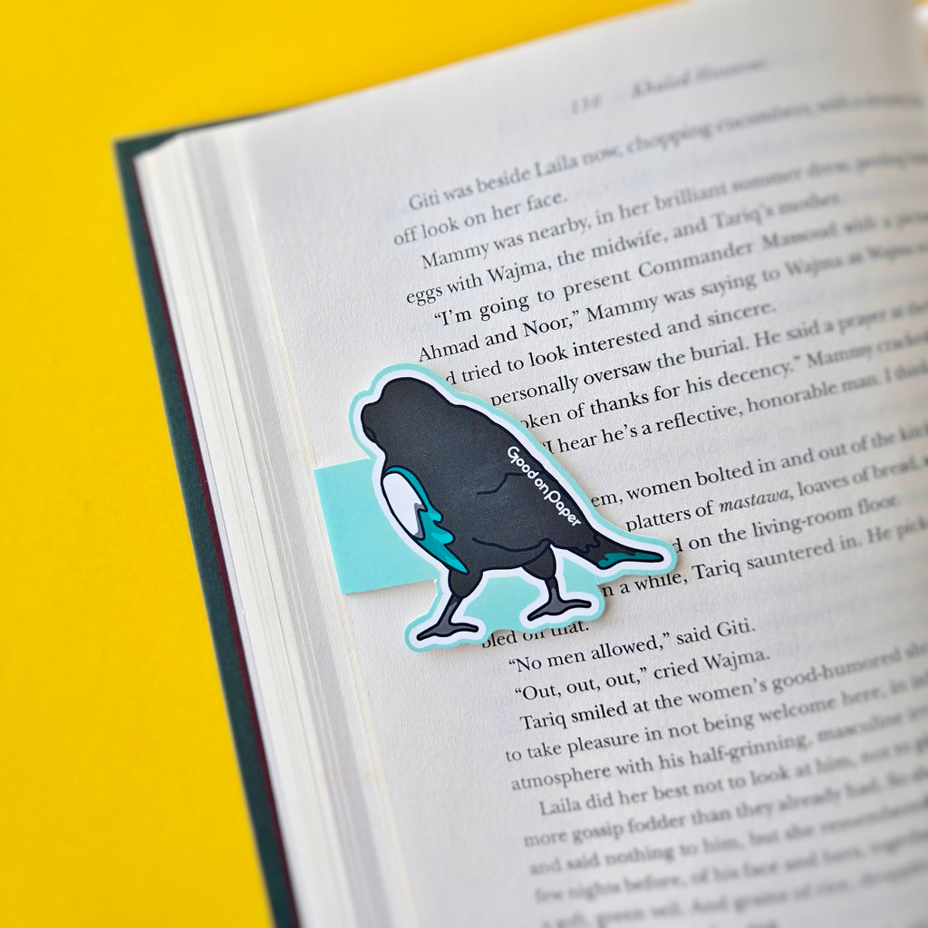 Mystified Magpie | Jumbo | Magnetic Bookmark