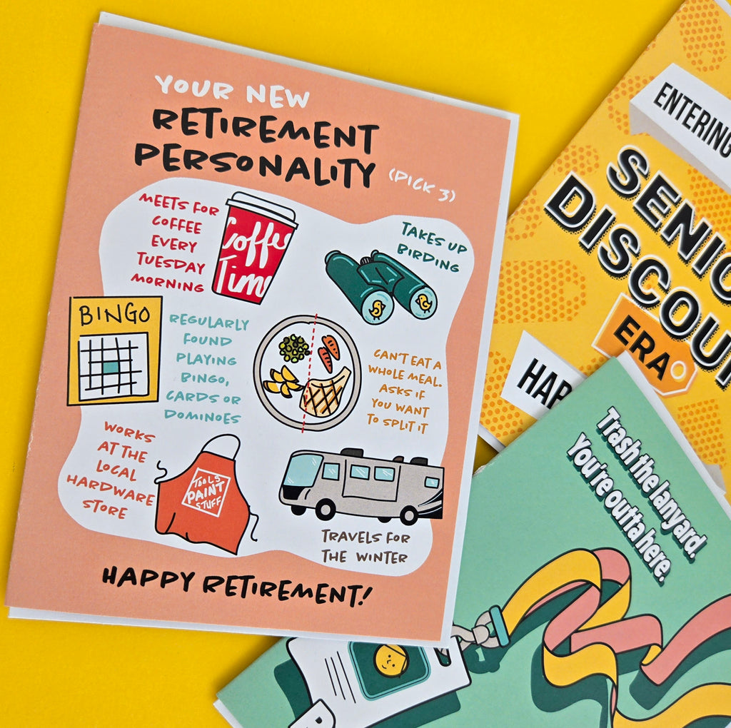 Wholesale | Greeting Cards | RETIREMENT | By the Case