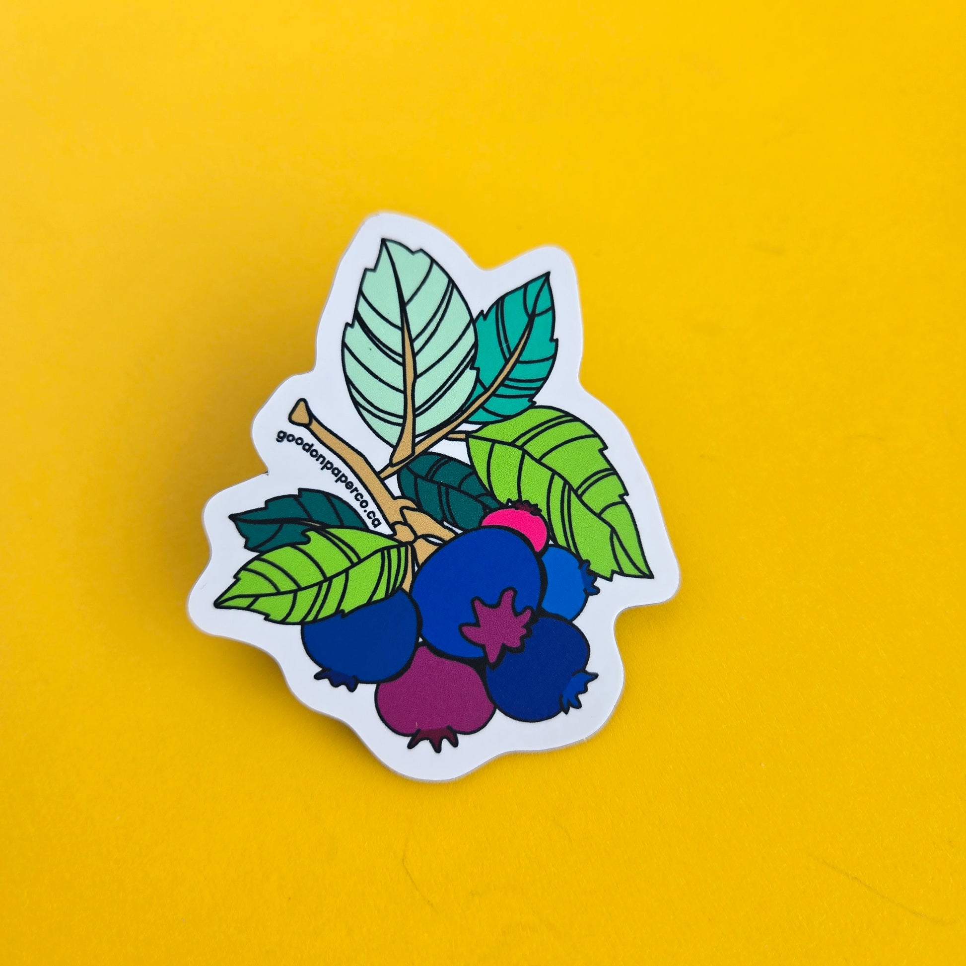 Saskatoons/Blueberries | Fridge Magnet