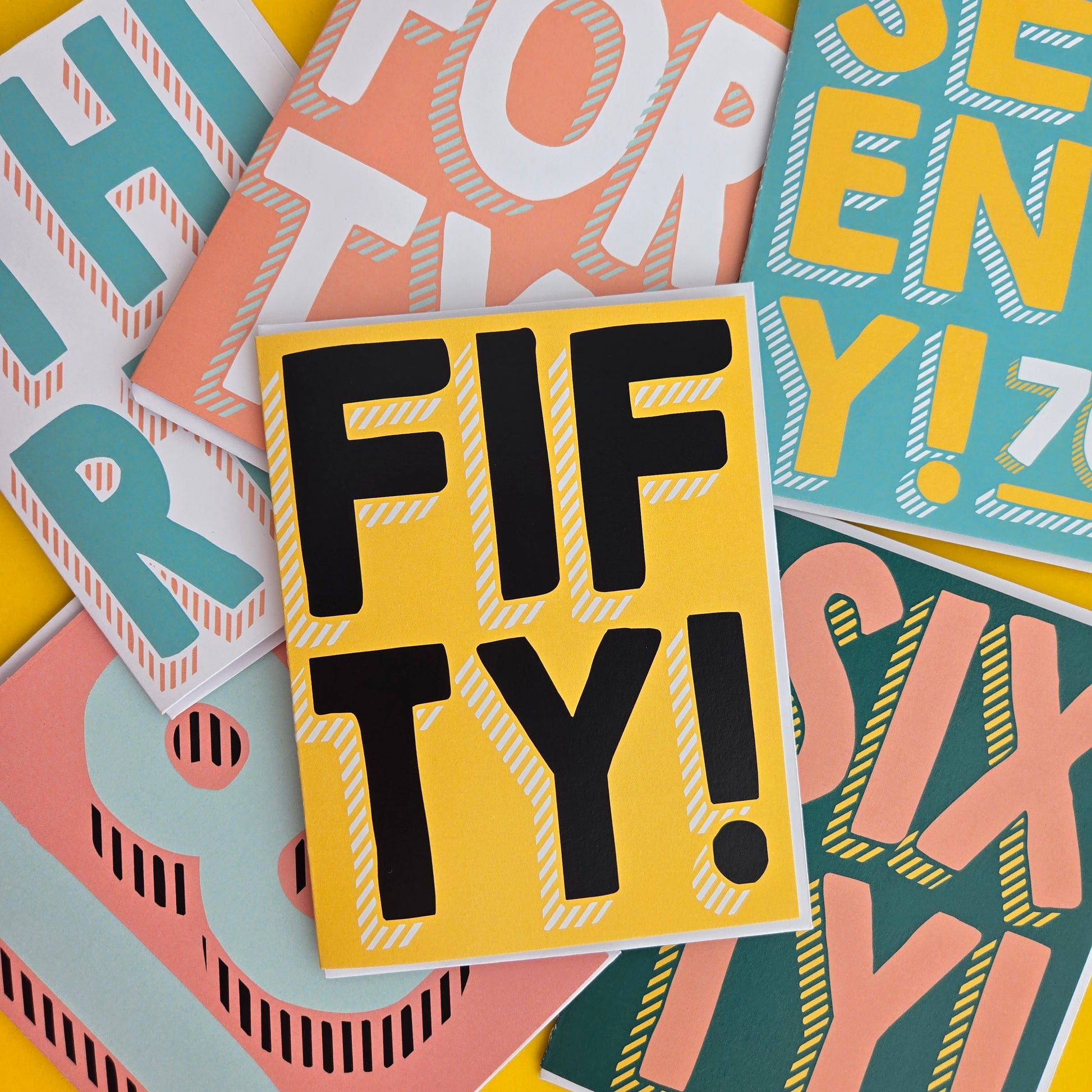 Fifty | Milestone Card
