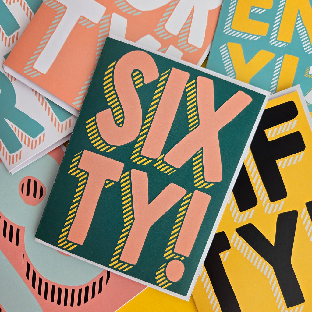 Sixty | Milestone Card