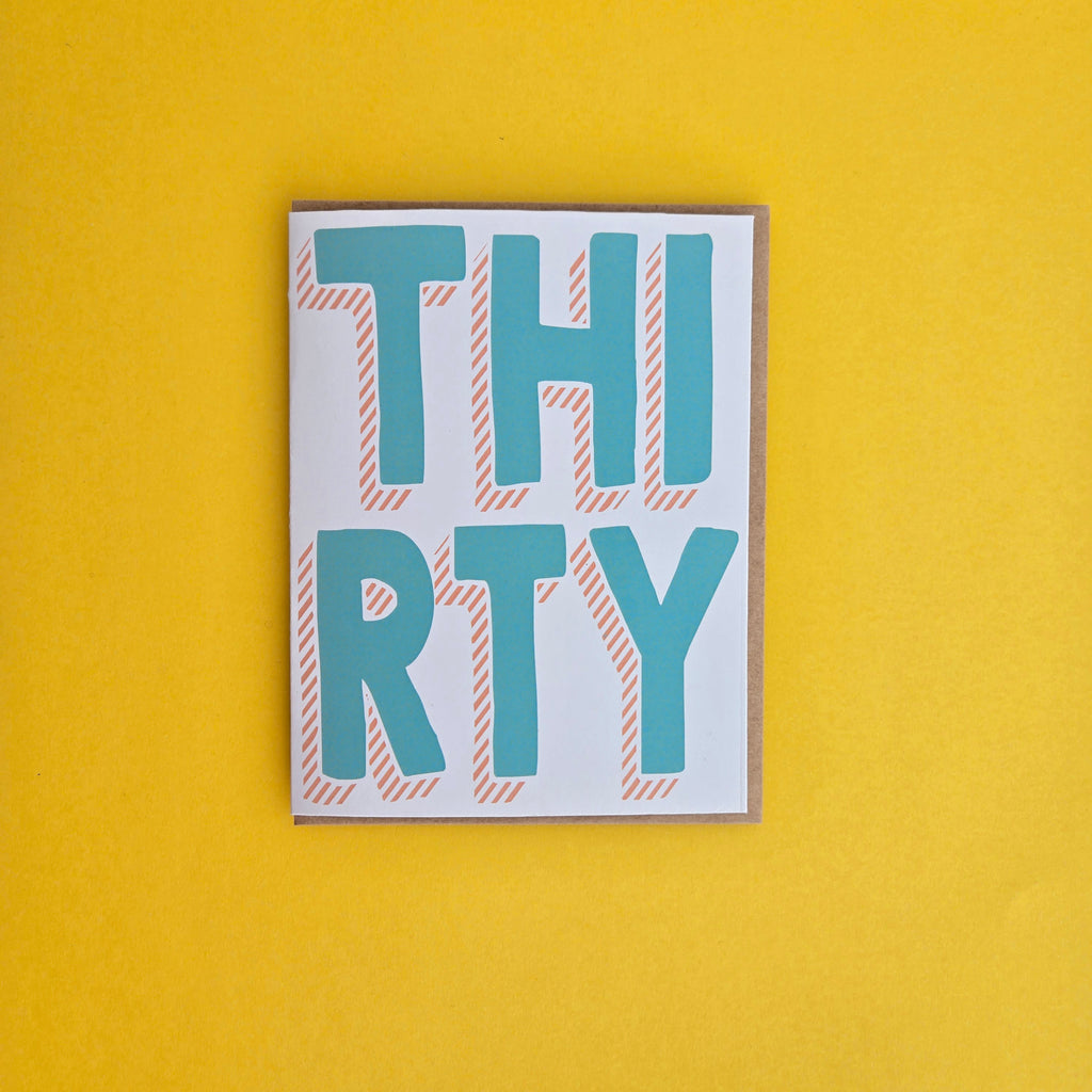 Thirty | Milestone Card