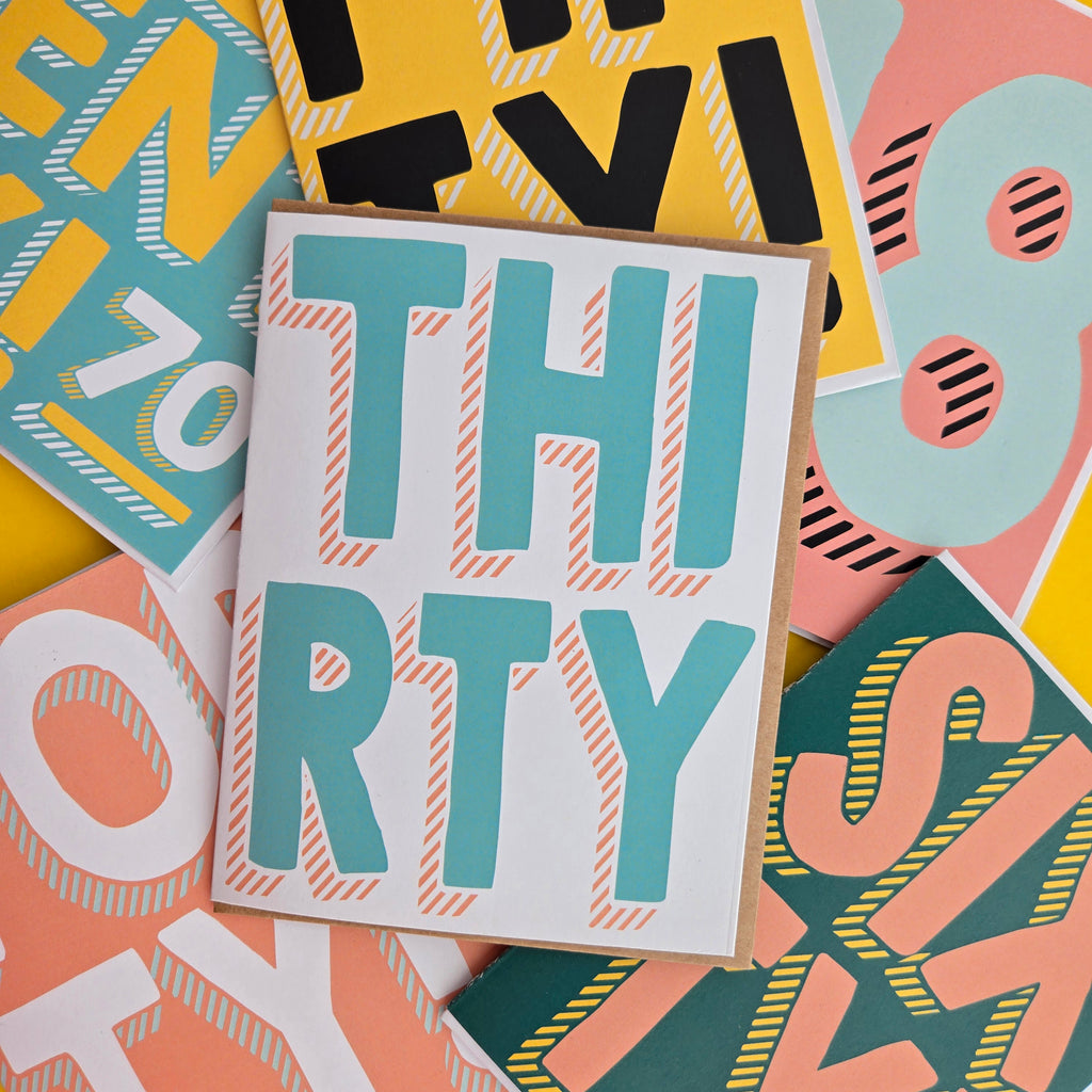 Thirty | Milestone Card