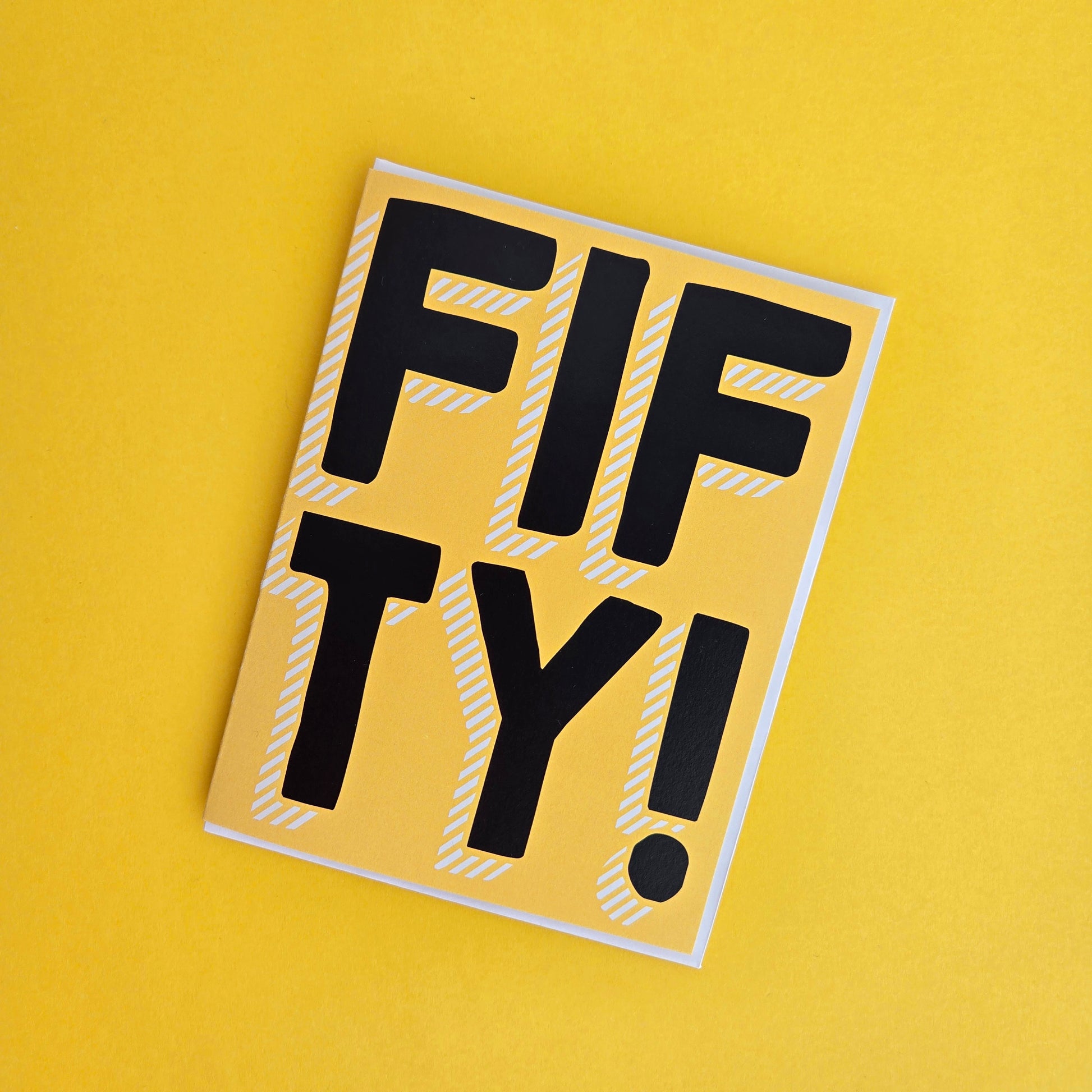 Fifty | Milestone Card