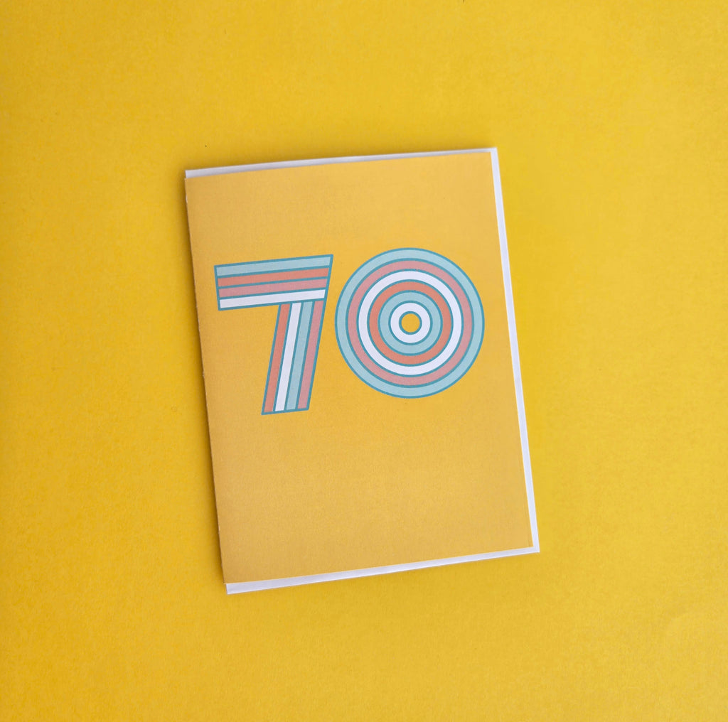 70 (Lines & Circles) | Milestone Card