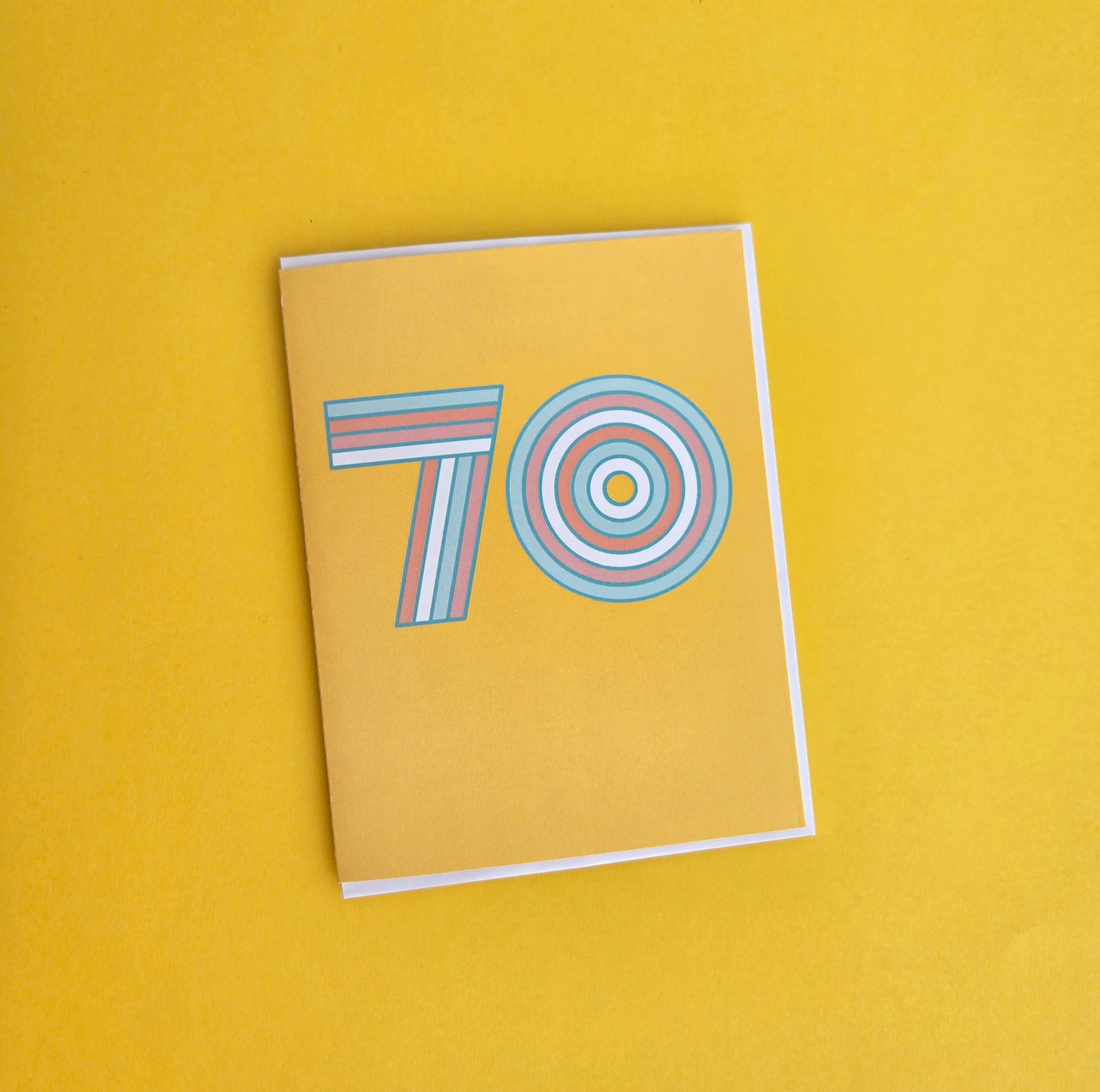 70 (Lines & Circles) | Milestone Card