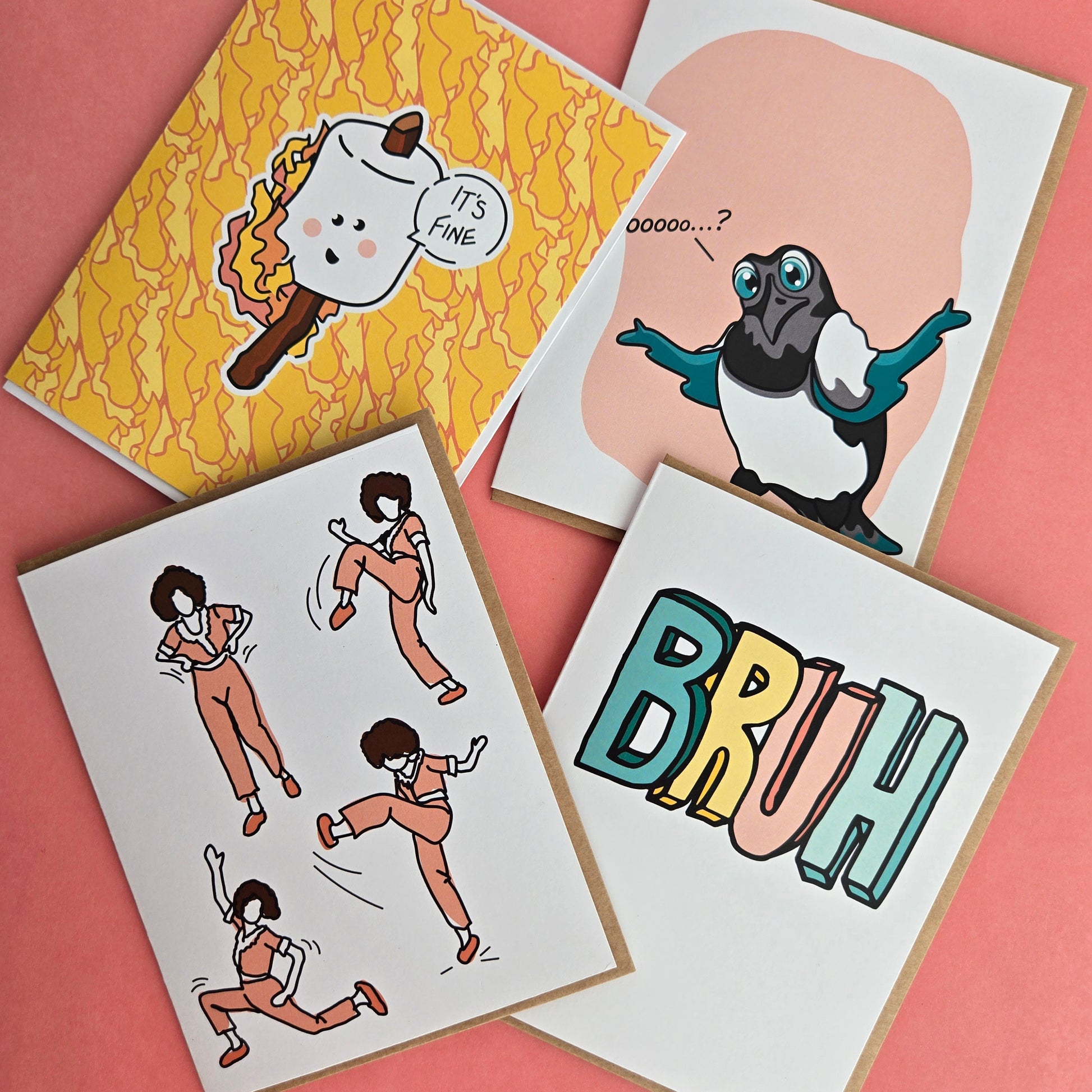 Kick & Stretch | No Occasion Card