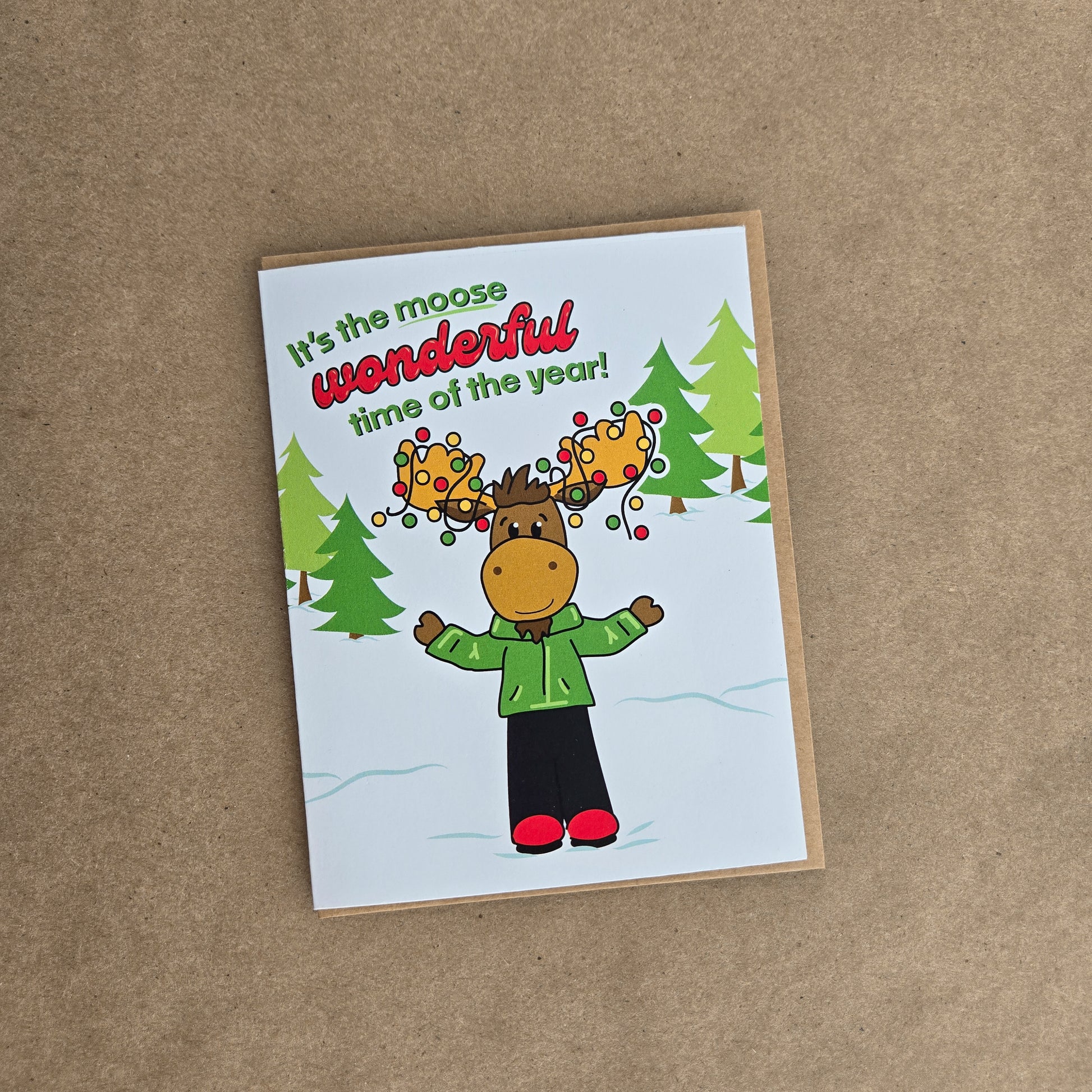 Moose Wonderful | Holiday Card