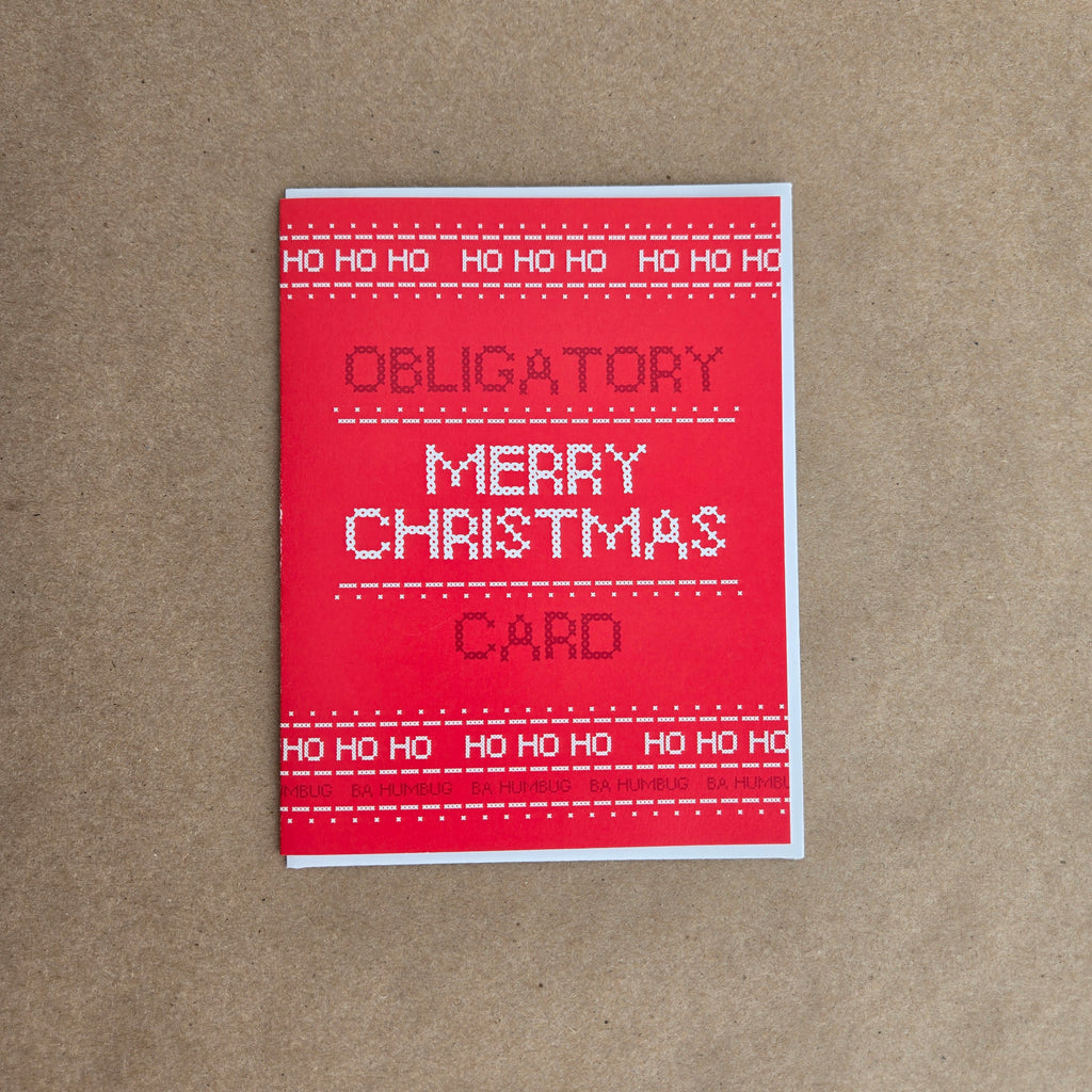 Obligatory Christmas Card | Holiday Card