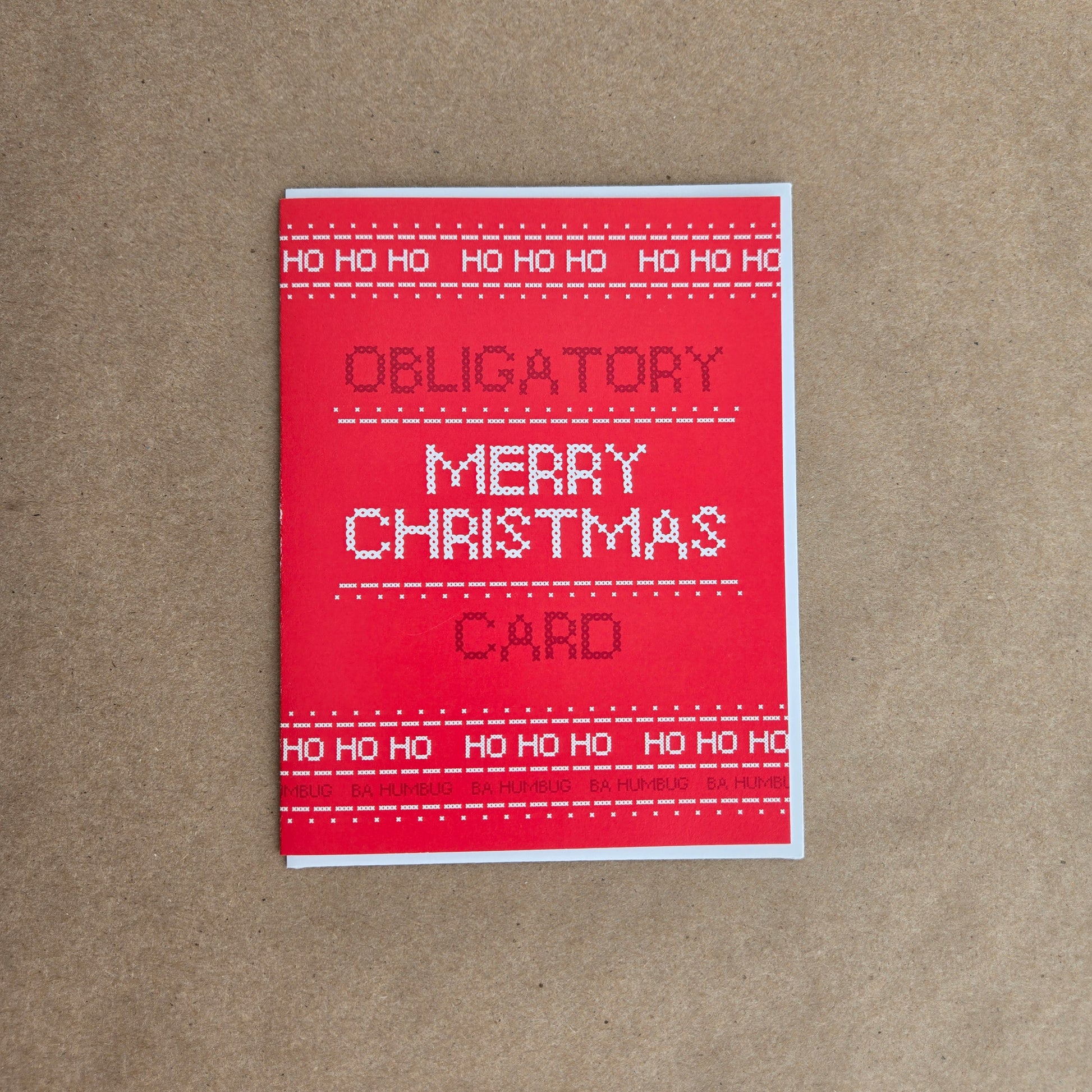 Obligatory Christmas Card | Holiday Card