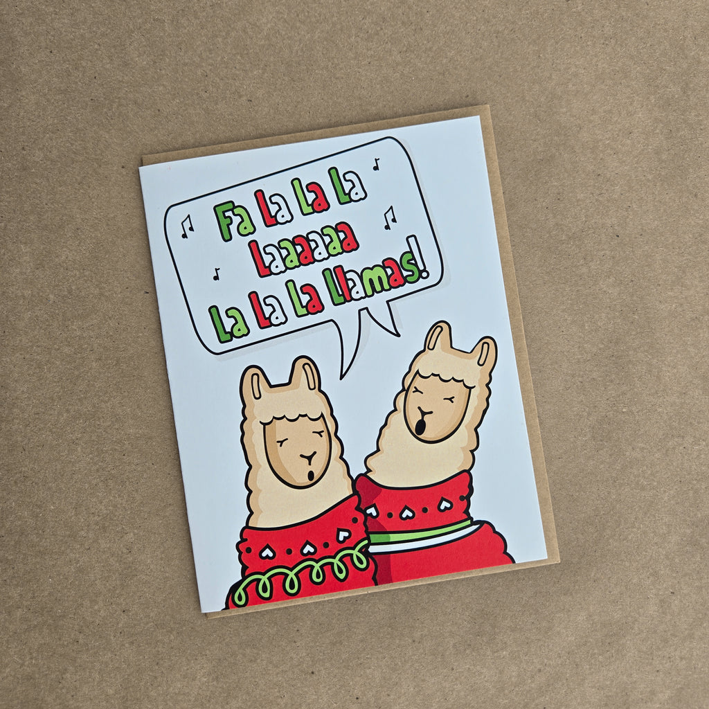 Fa La Llamas | Holiday Card