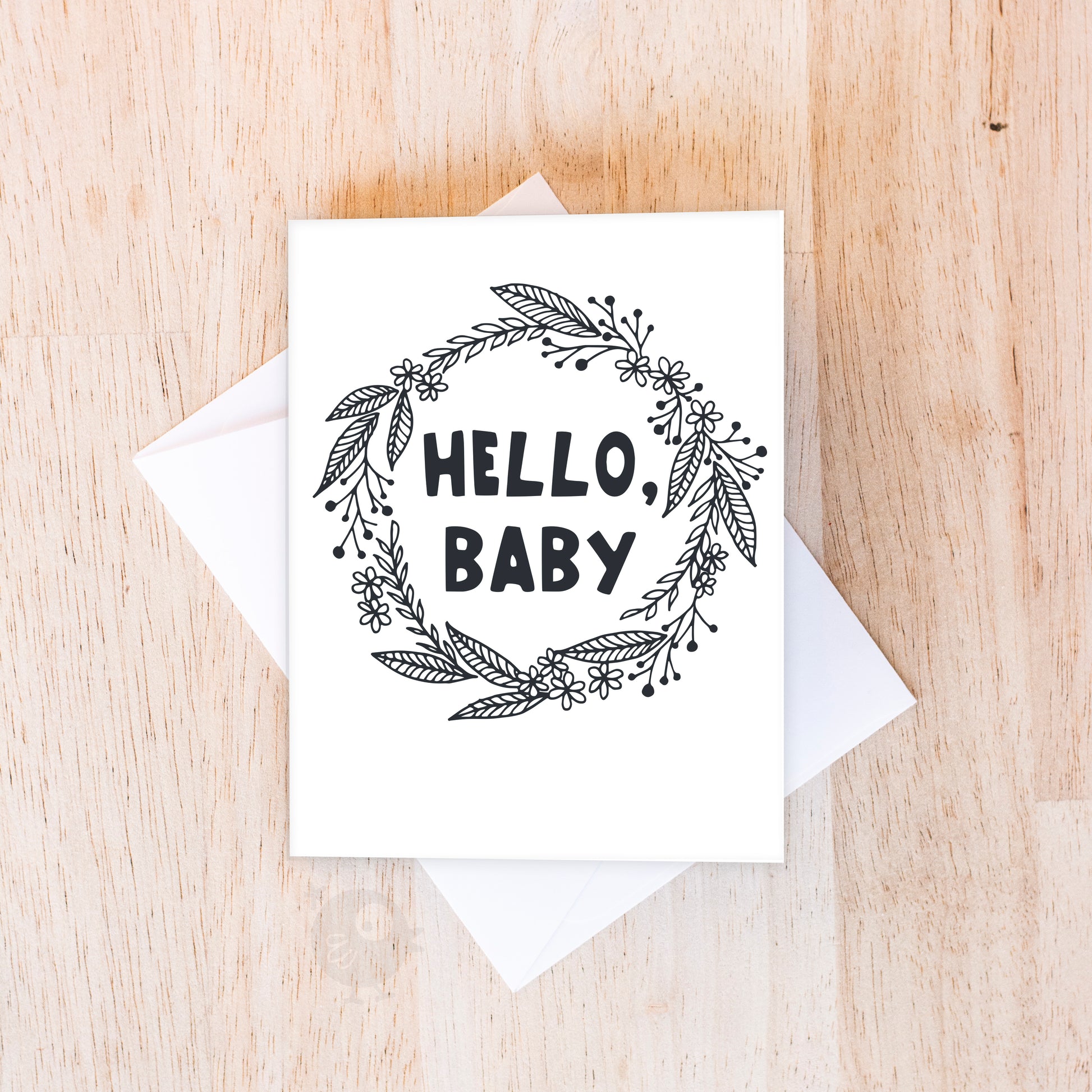 Hello Baby | 2 Variations | Baby Card