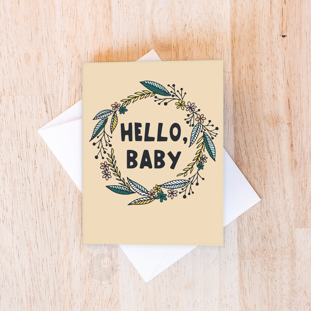 Hello Baby | 2 Variations | Baby Card