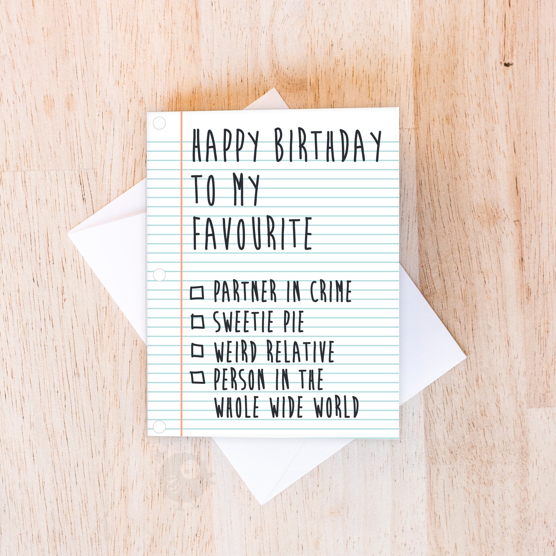 Checkbox | Birthday Card