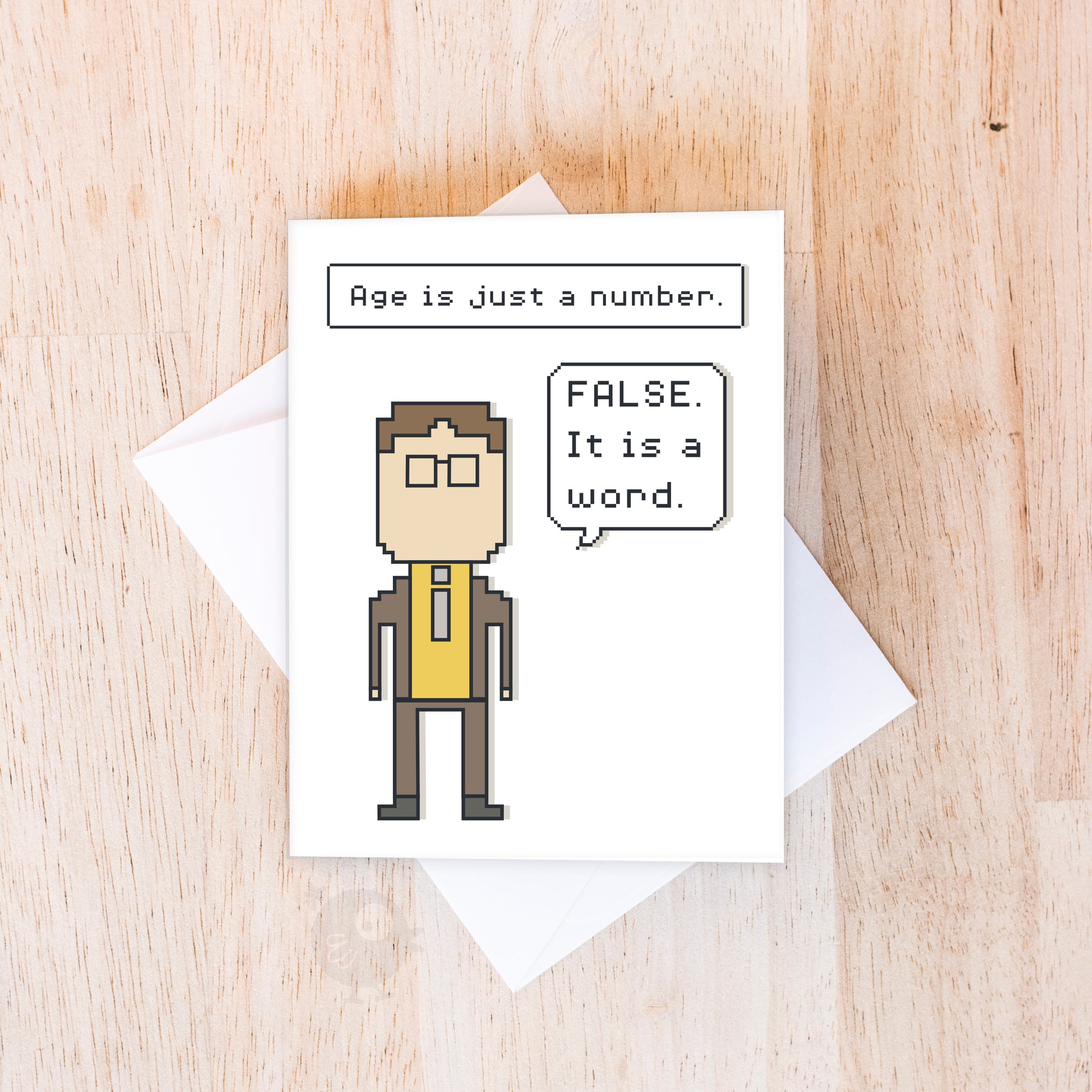 False Age | Birthday Card