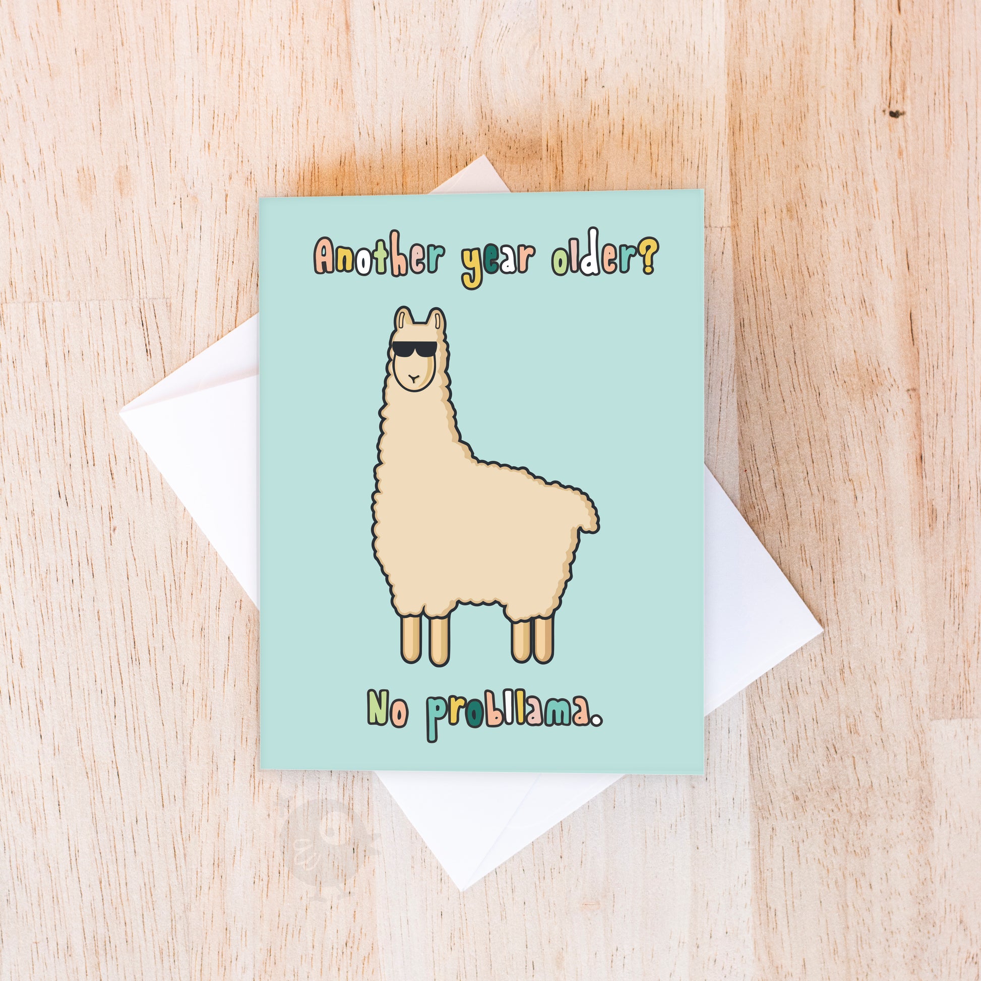 No Probllama | Birthday Card