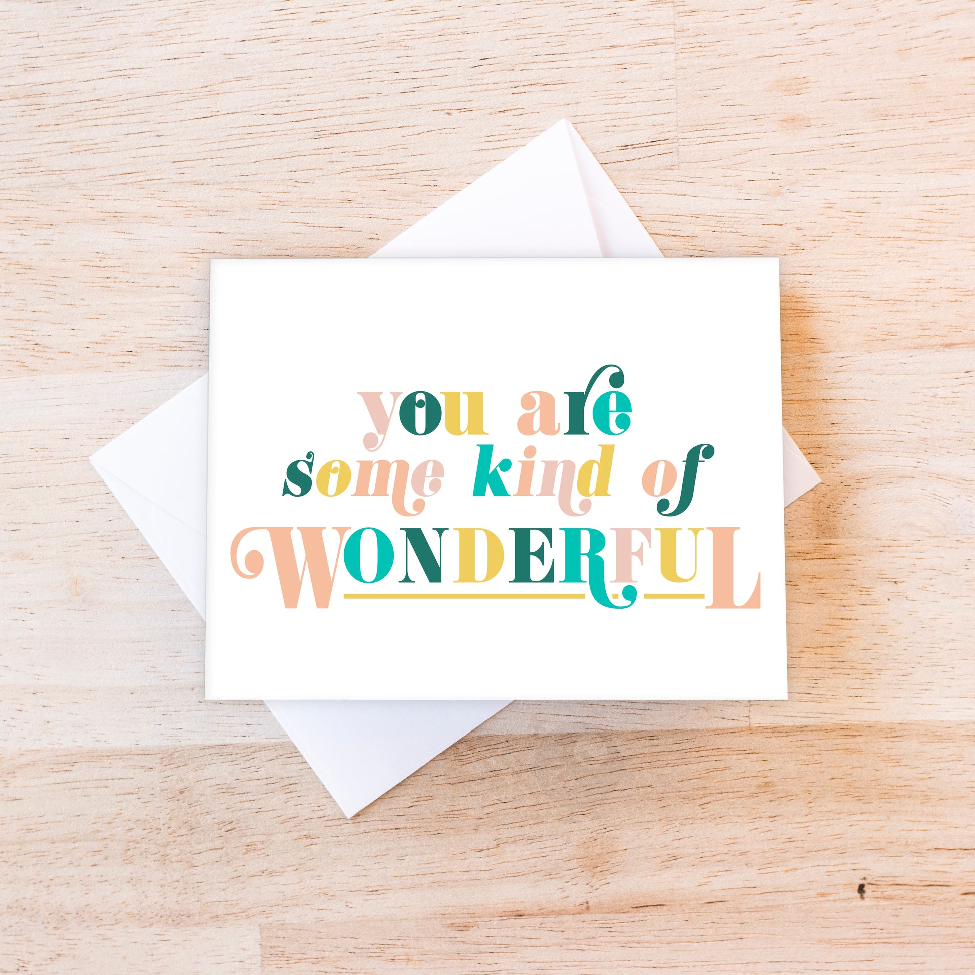 Wonderful | Just Because Card