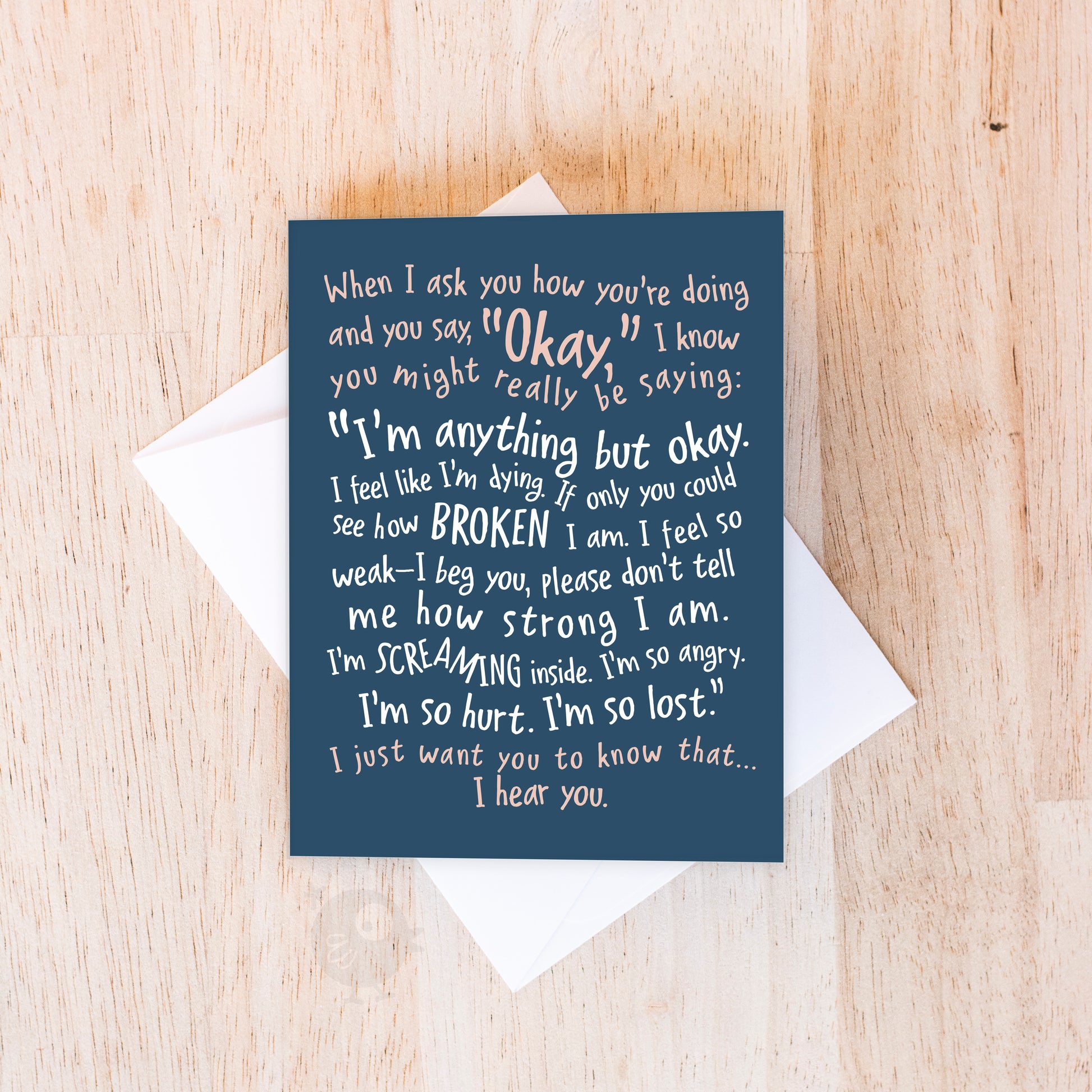 Really Saying | Support & Encouragement Card