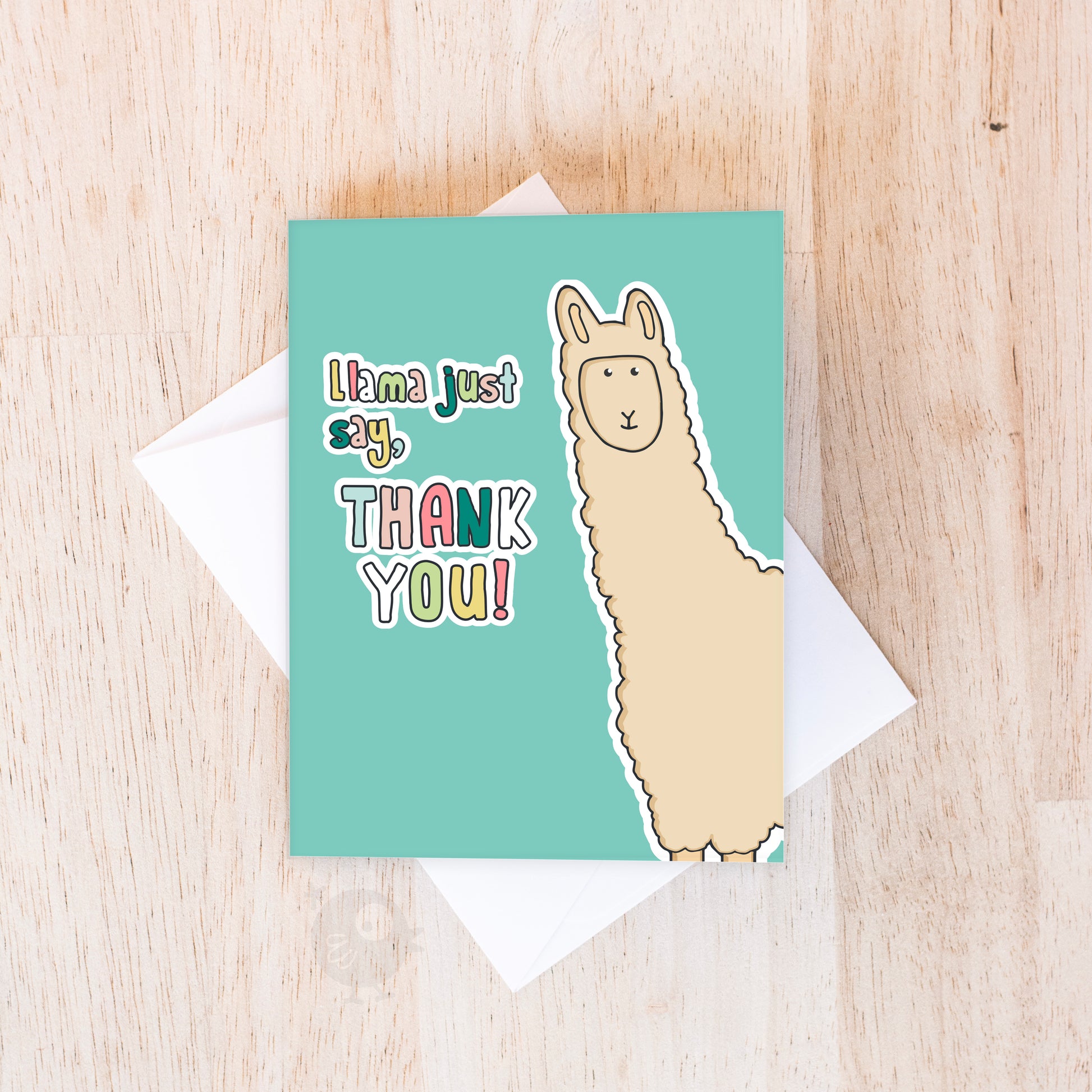 Llama Thanks | Thank You Card