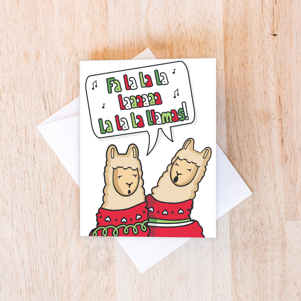 Fa La Llamas | Holiday Card