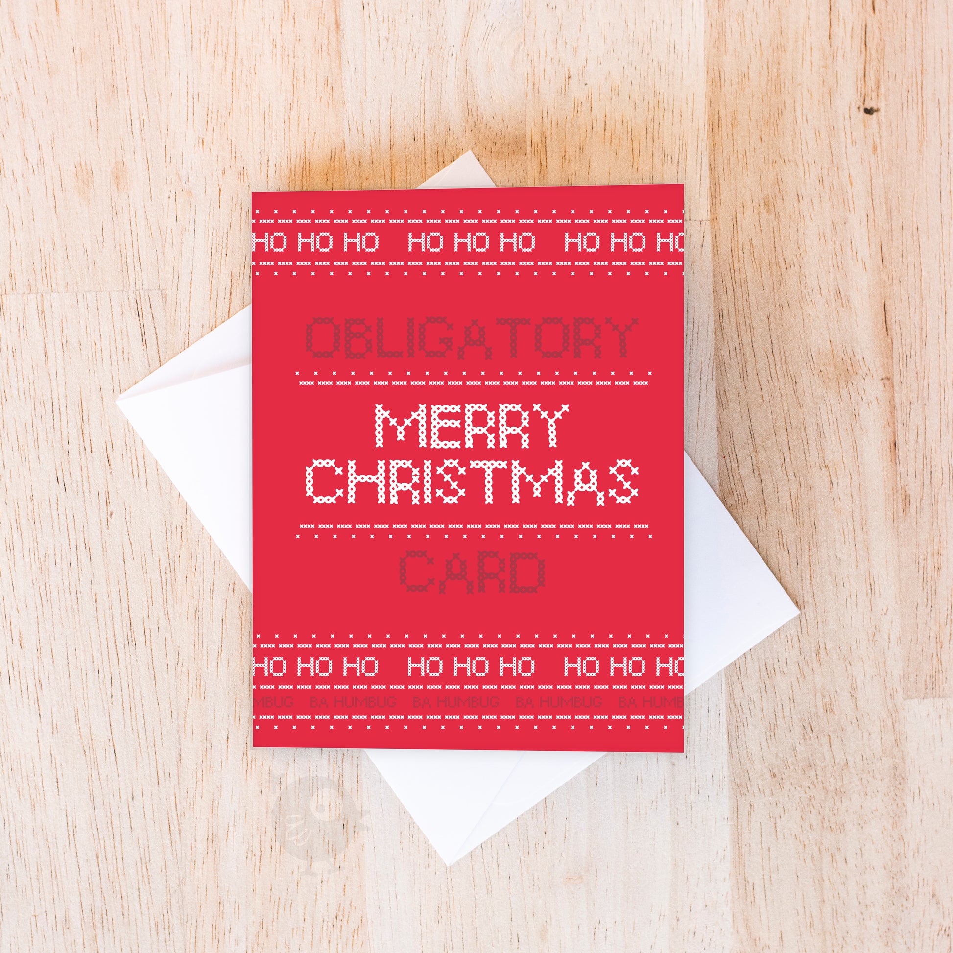 Obligatory Christmas Card | Holiday Card