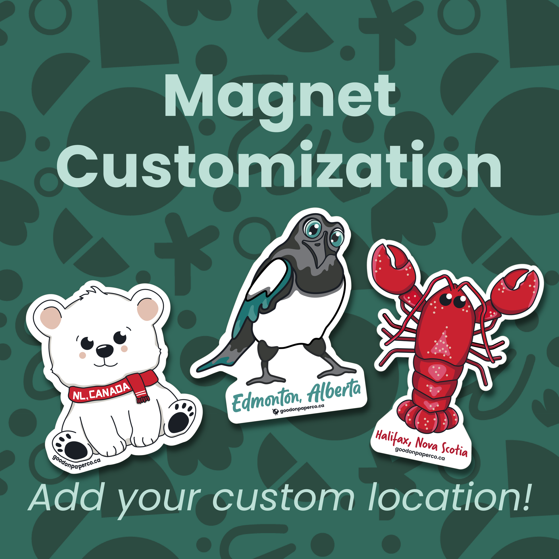 WHOLESALE Magnet Customization: Location Add-on