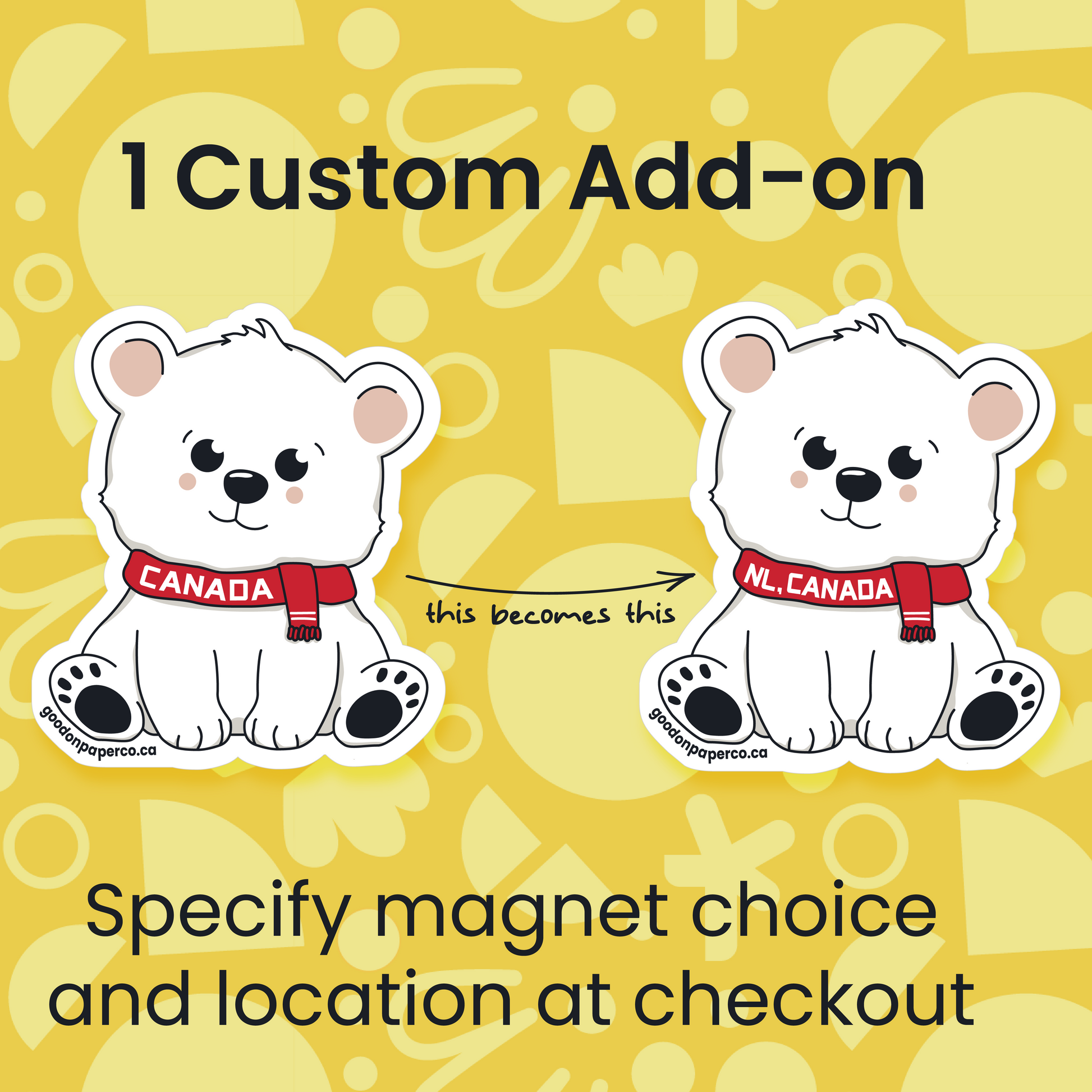WHOLESALE Magnet Customization: Location Add-on