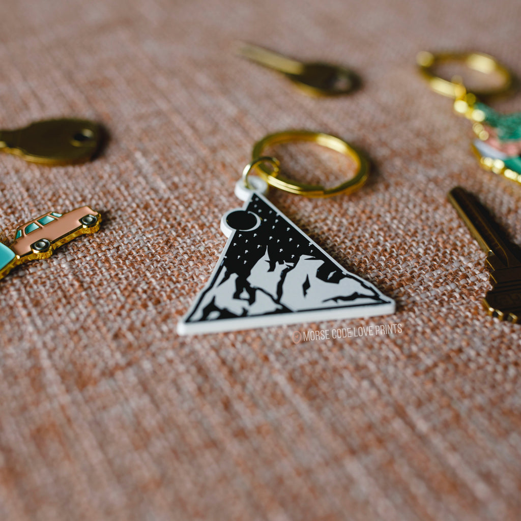 Mountain | Enamel Keychain