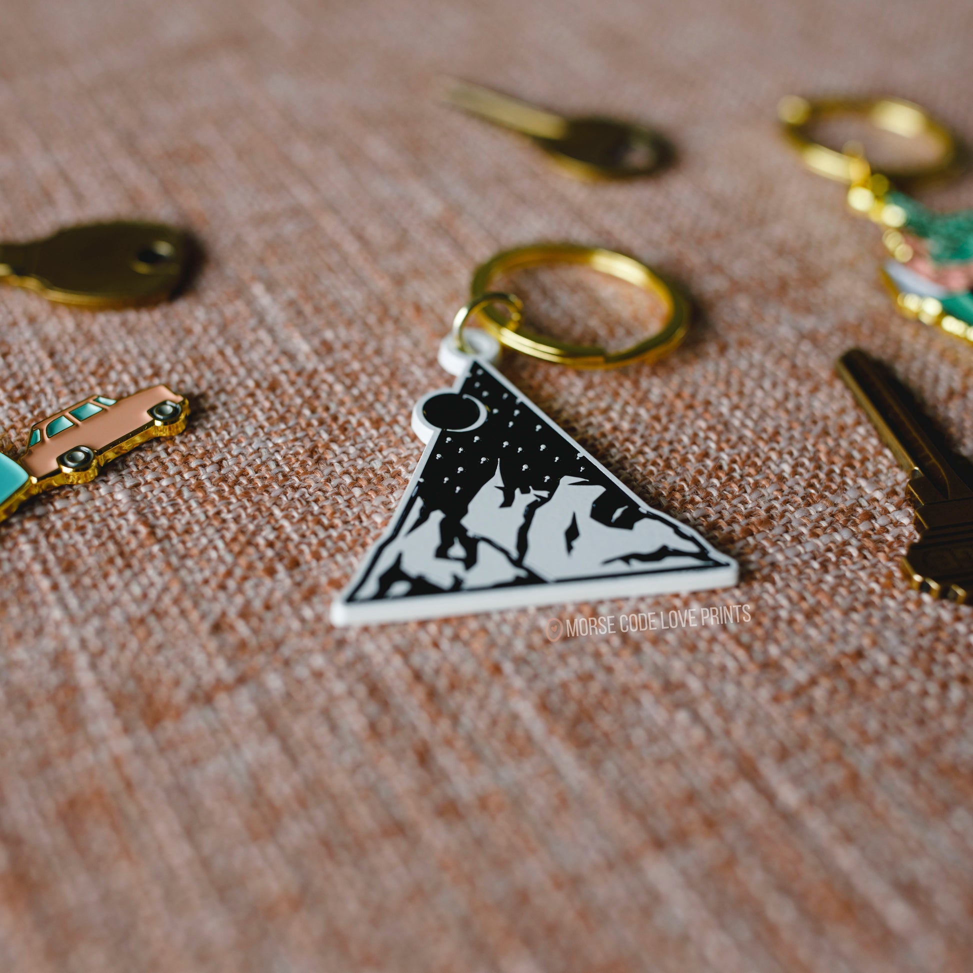 Mountain | Enamel Keychain