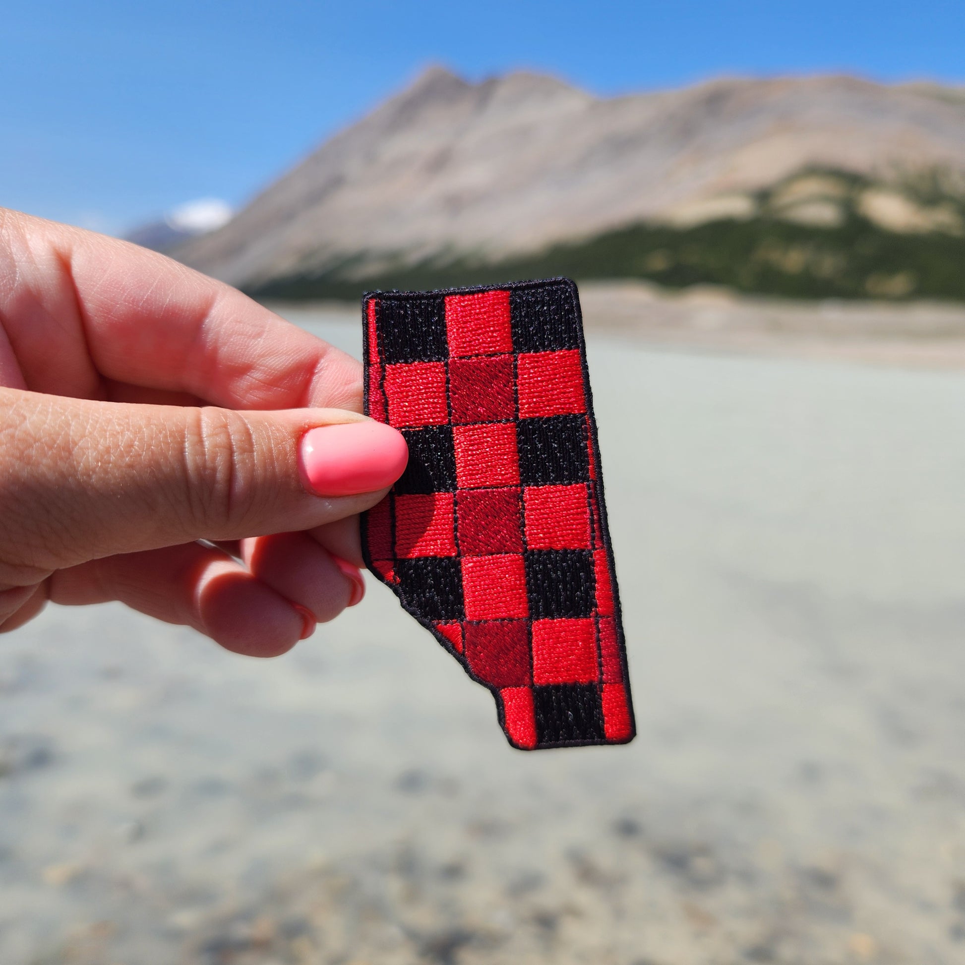 Plaid Alberta | Embroidered Patch