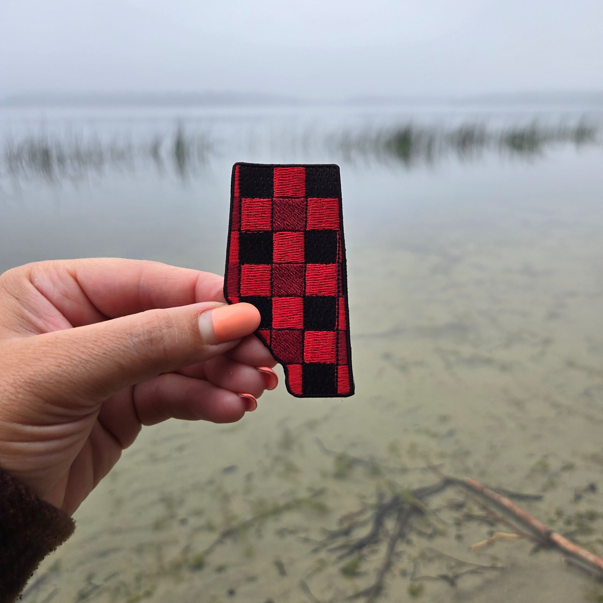Plaid Alberta | Embroidered Patch