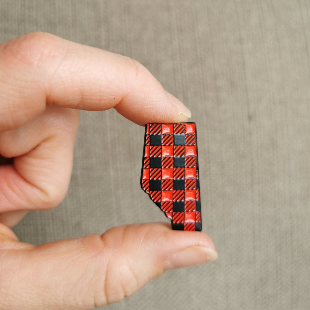 Plaid Alberta | Enamel Pin