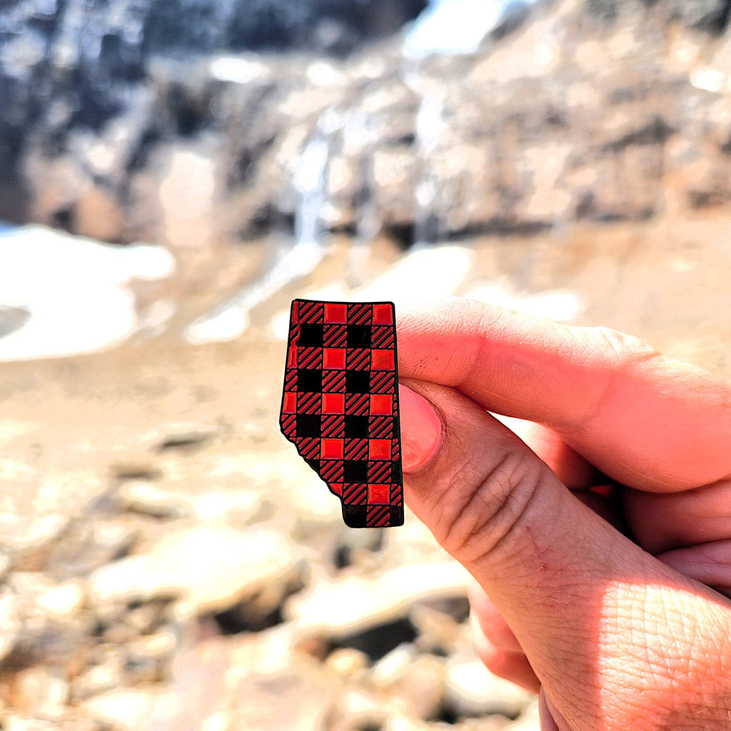Plaid Alberta | Enamel Pin