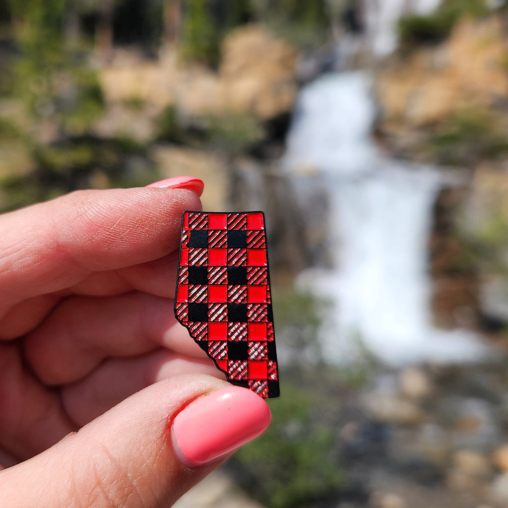 Plaid Alberta | Enamel Pin
