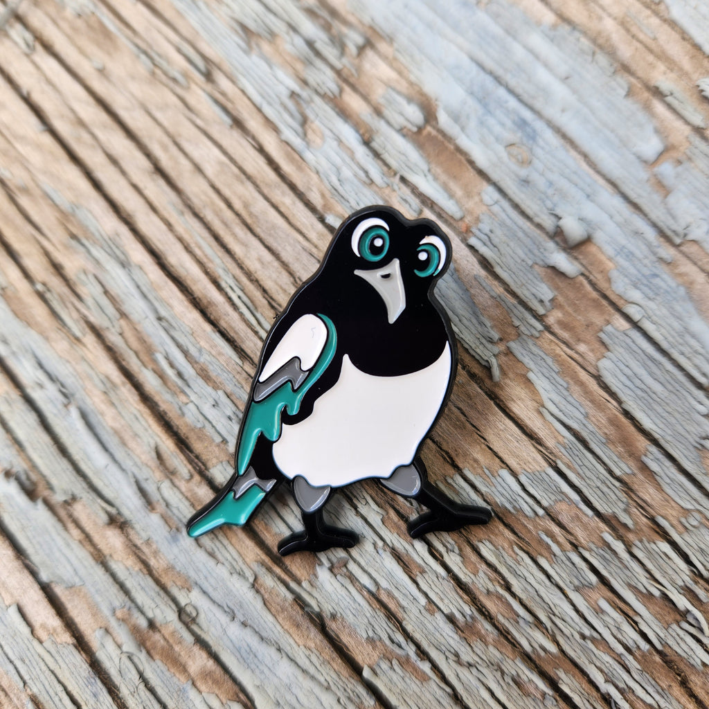 Mystified Magpie | Enamel Pin