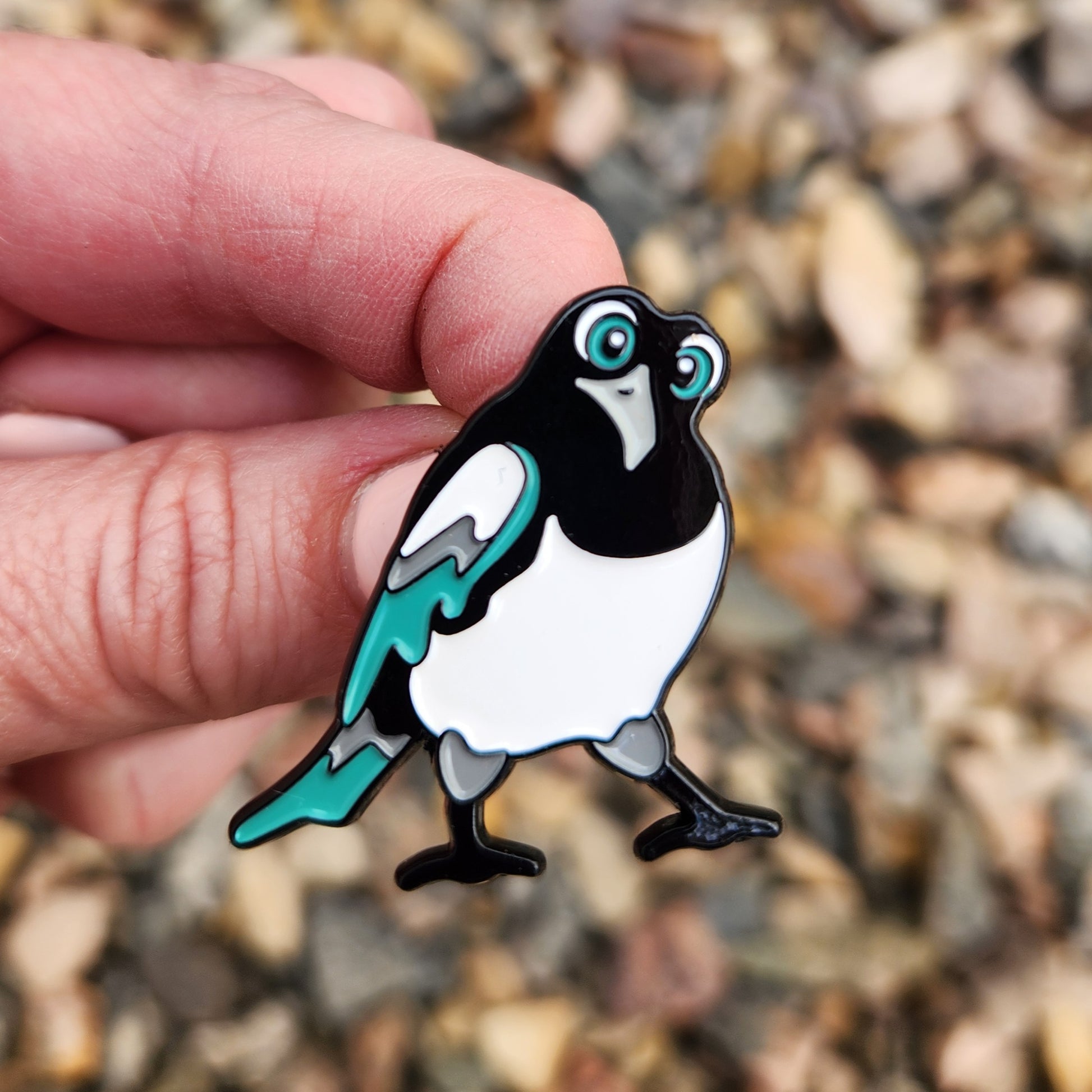 Mystified Magpie | Enamel Pin