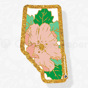 Alberta Wild Rose | Vinyl Sticker