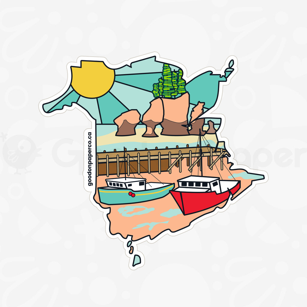 New Brunswick | Vinyl Sticker