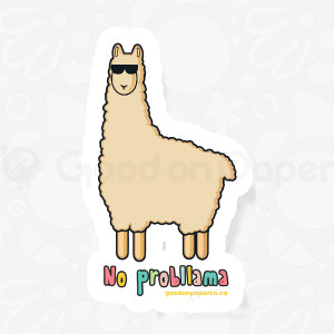 No Probllama | Vinyl Sticker