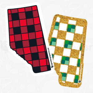 Alberta Buffalo Plaid | Vinyl Sticker