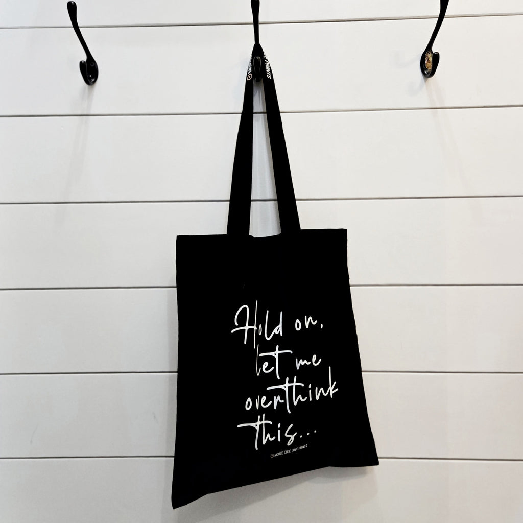 Overthink | Everyday Shoulder Tote | Cotton Tote Bag