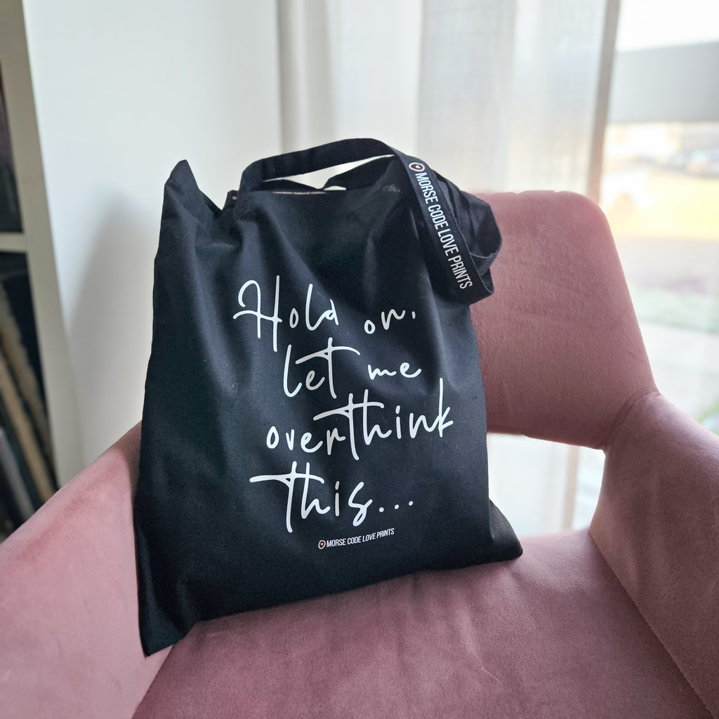 Overthink | Everyday Shoulder Tote | Cotton Tote Bag