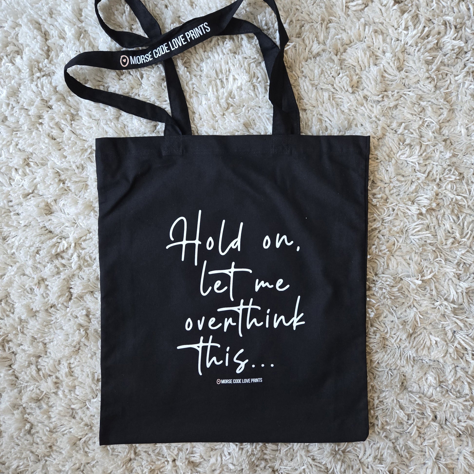 Overthink | Everyday Shoulder Tote | Cotton Tote Bag