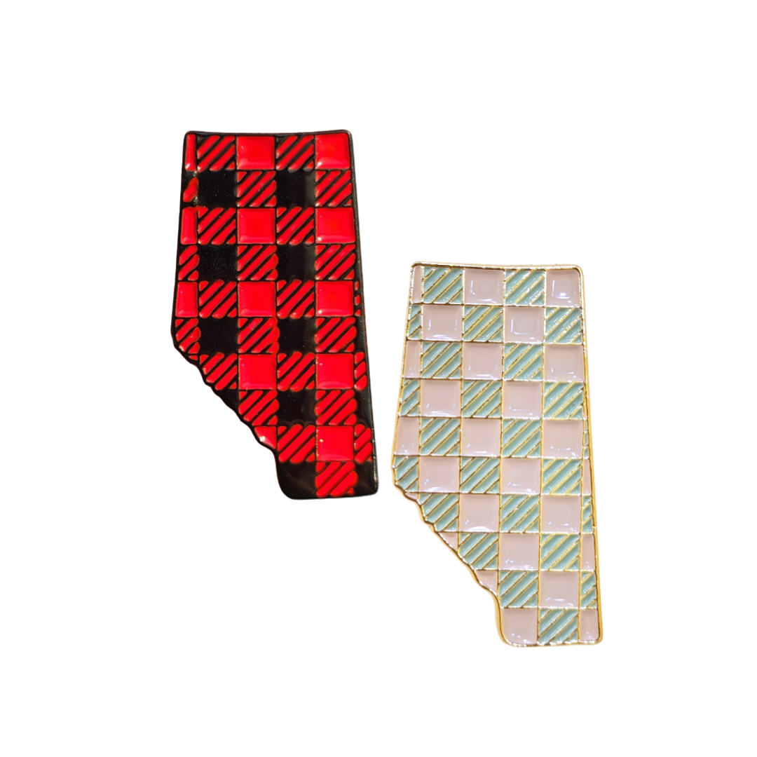 Plaid Alberta | Enamel Pin
